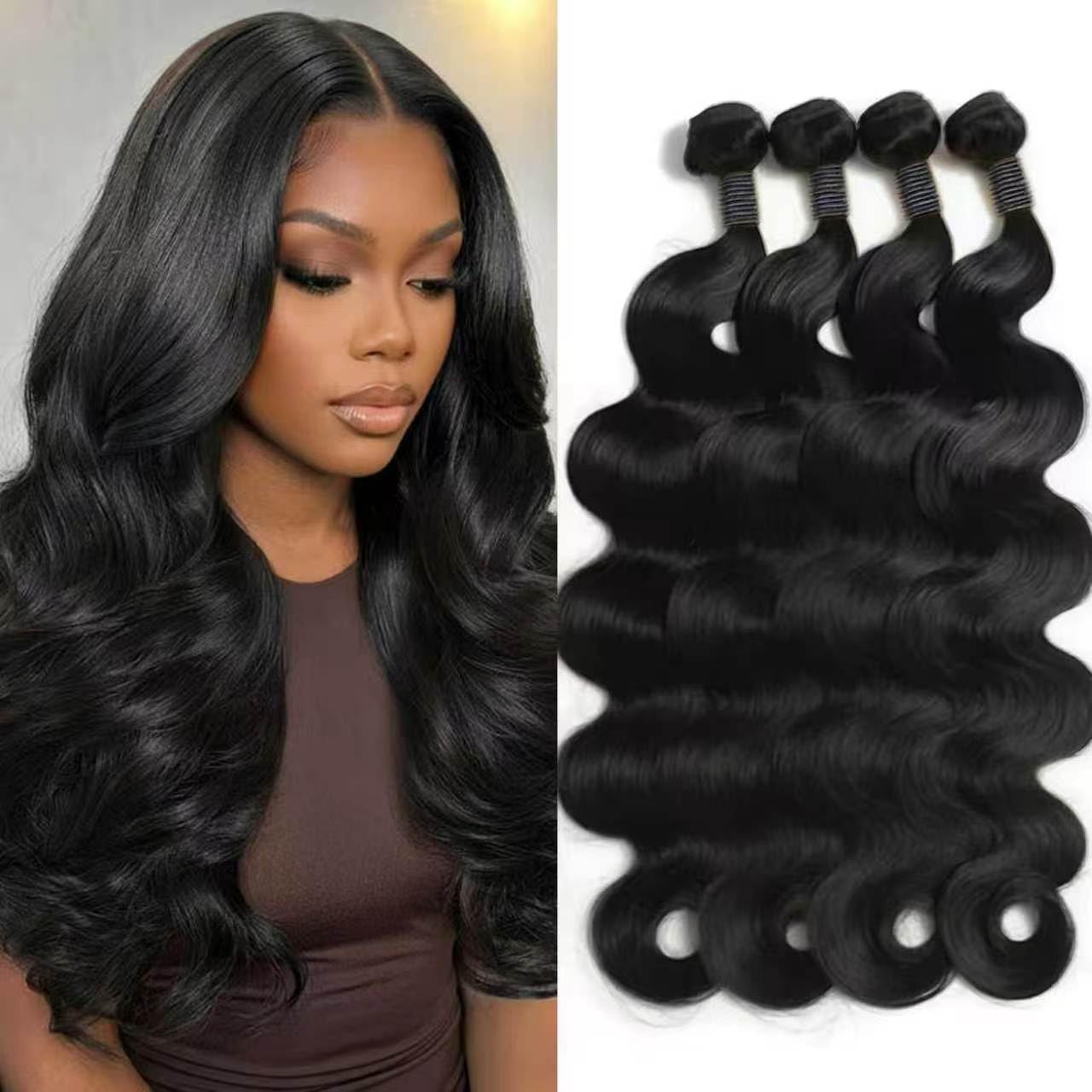 Welheifa 12A Human Hair Bundles 18 2022 24 Inch Body WaveBundles - Welheifa Official Product View 10