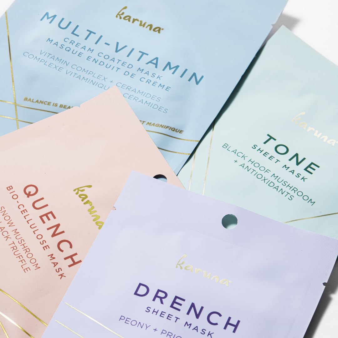Karuna Sheet Mask Essentials 4 Pack - Karuna Official Product Imagery - 5