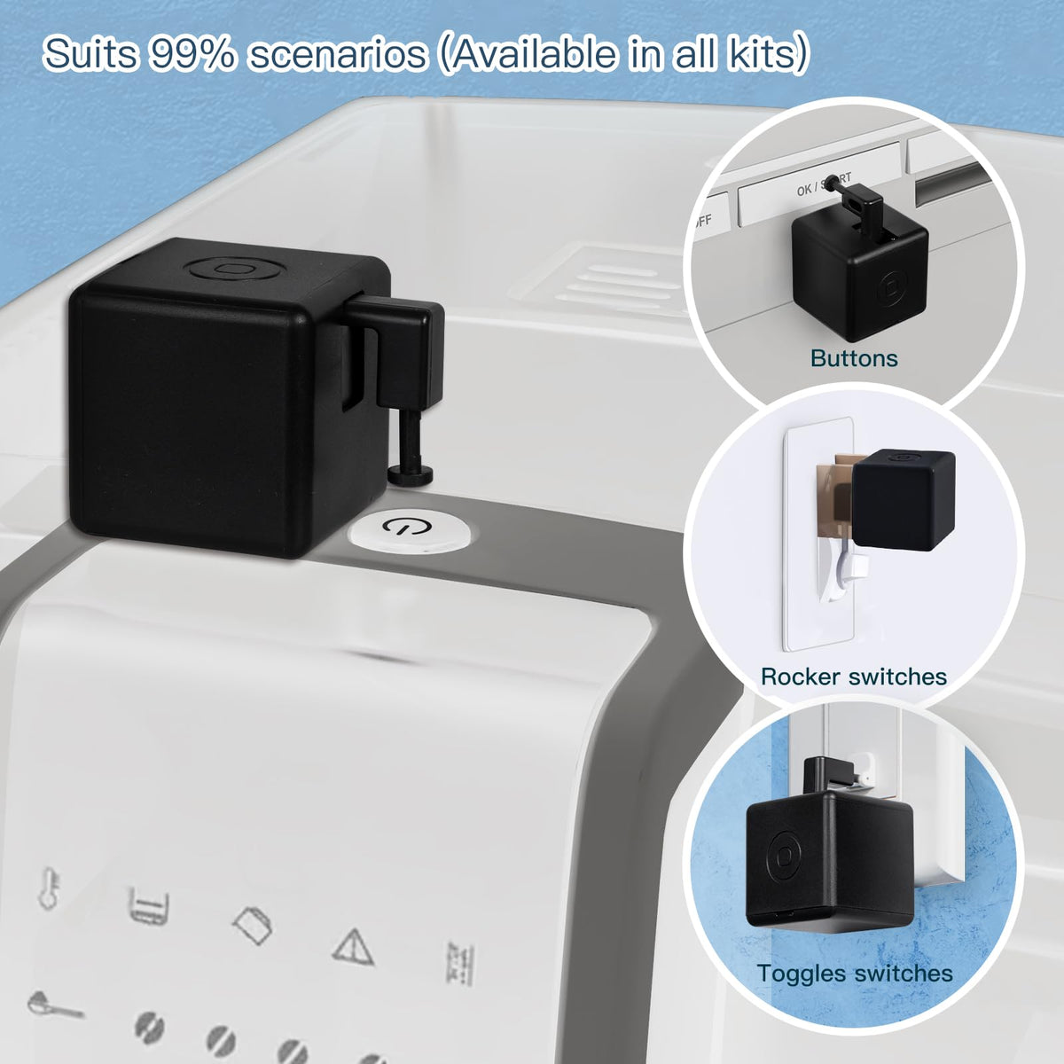 MOES Fingerbot Plus Smart Button Pusher Touch Control No - MOES Official Imagery - 3