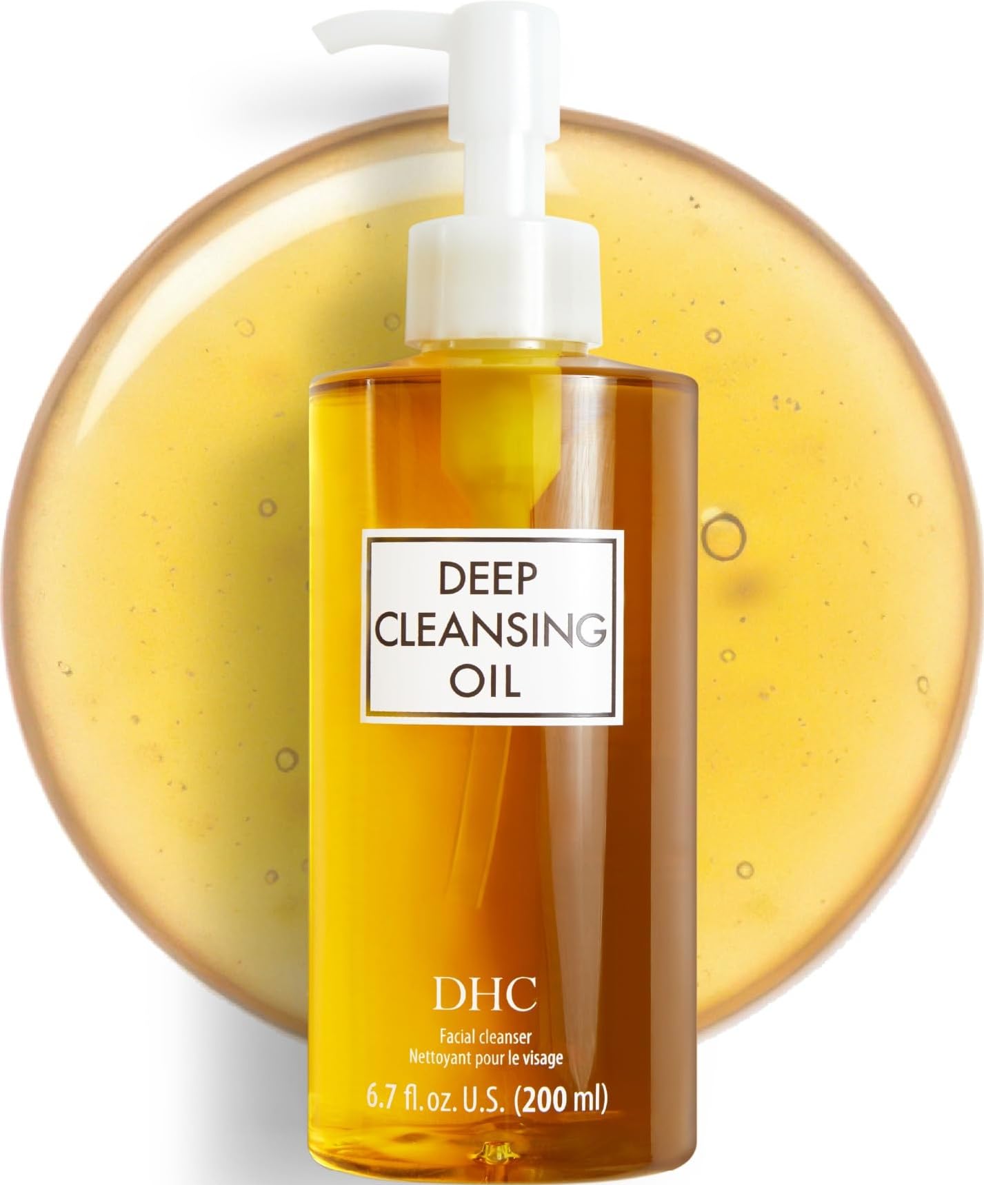 DHC Deep Cleansing Oil, Makeup Remover, Gentle Oil Cleanser, 6.7 - Product Imagery