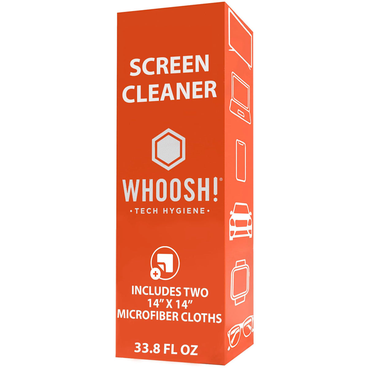 WHOOSH Screen Shine Pro TV Screen Cleaner Cloth Set of 2 16 - WHOOSH Official Imagery - 4