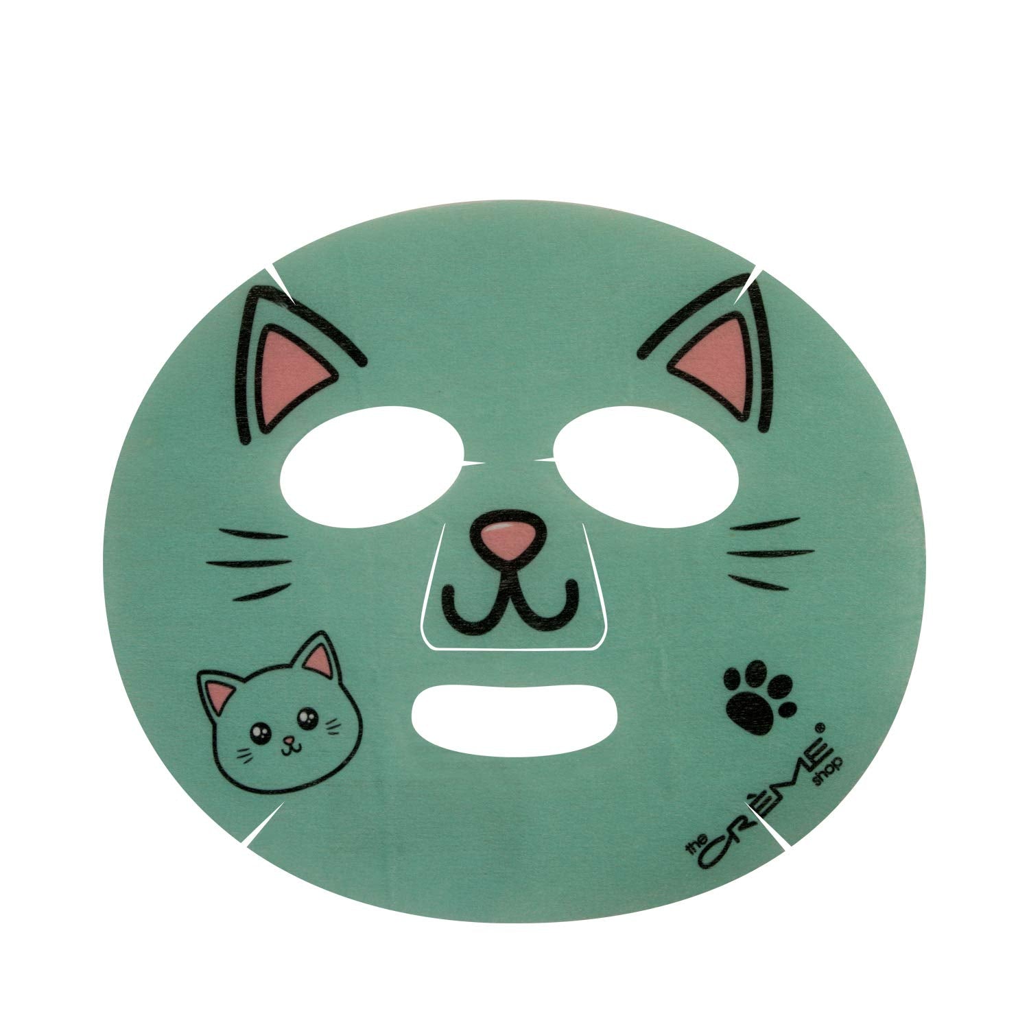 The Creme Shop Animal Sheet Mask, Korean, Hydrating, Collagen, Vitamin C, Anti-Aging - Pack of 3 (Kitten) - The Crème Shop Official Product View 3