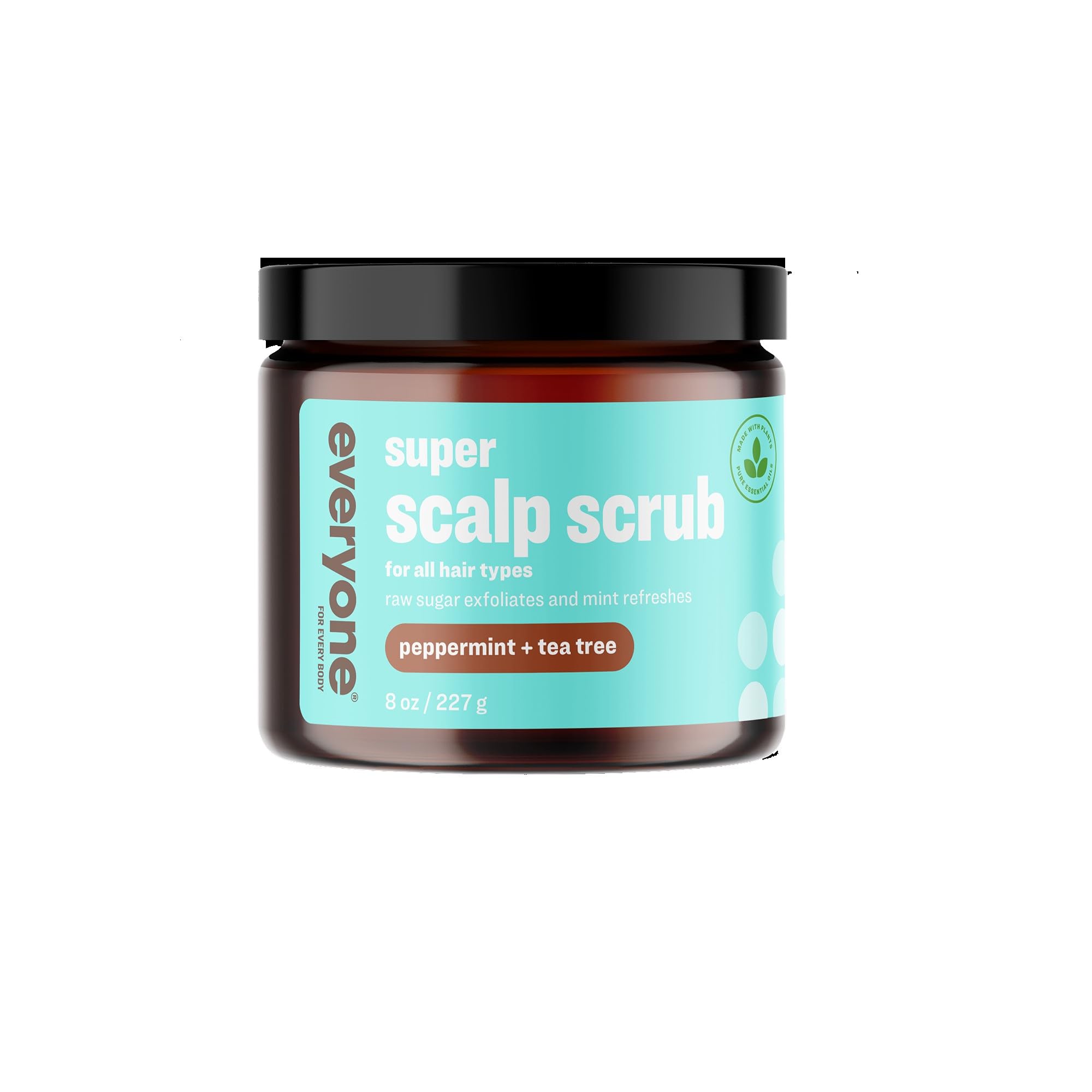 everyone for every body Everyone Super Scalp Scrub, Peppermint & Tea Tree - everyone for every body Official Product View 2