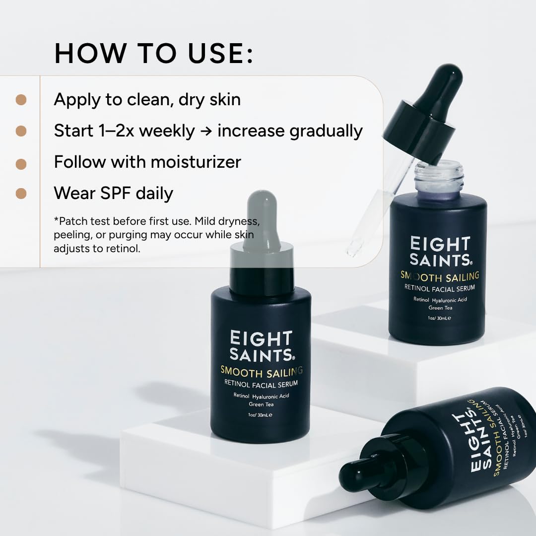 Eight Saints Retinol Skin Care Serum Treatment For Firming Face Lines & Eye - Eight Saints Official Product View 7