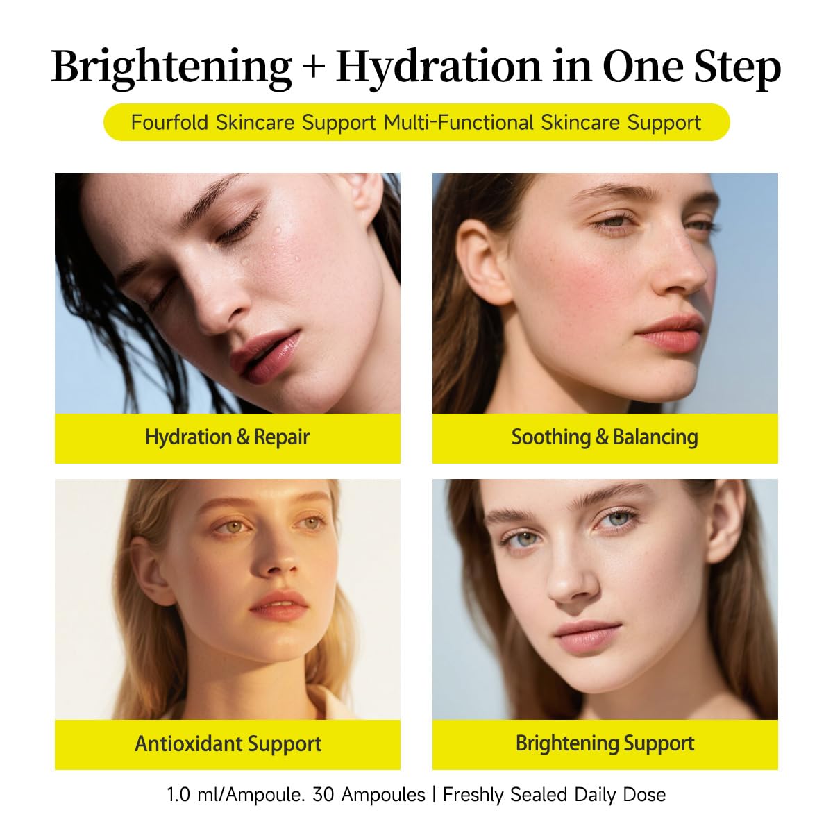 Vitamin C Face Serum with Glutathione 4D Hyaluronic Acid - BACHERI Official Imagery - 5