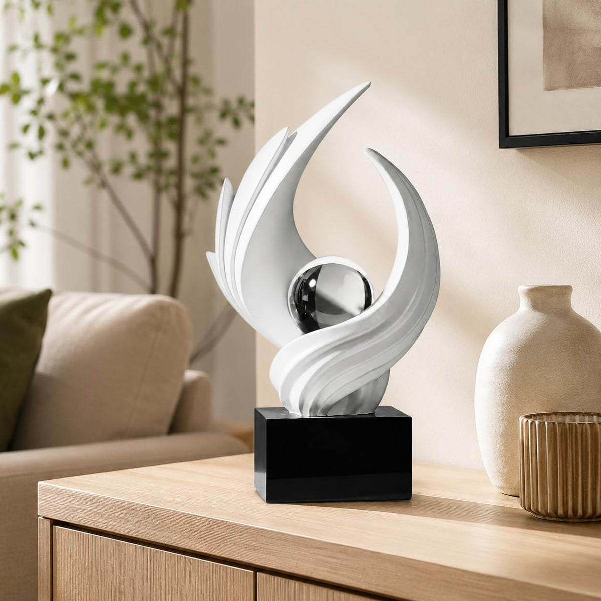 Abstract Art Sculptures Living Room Book Shelf Decor - XGZY Official Imagery - 7