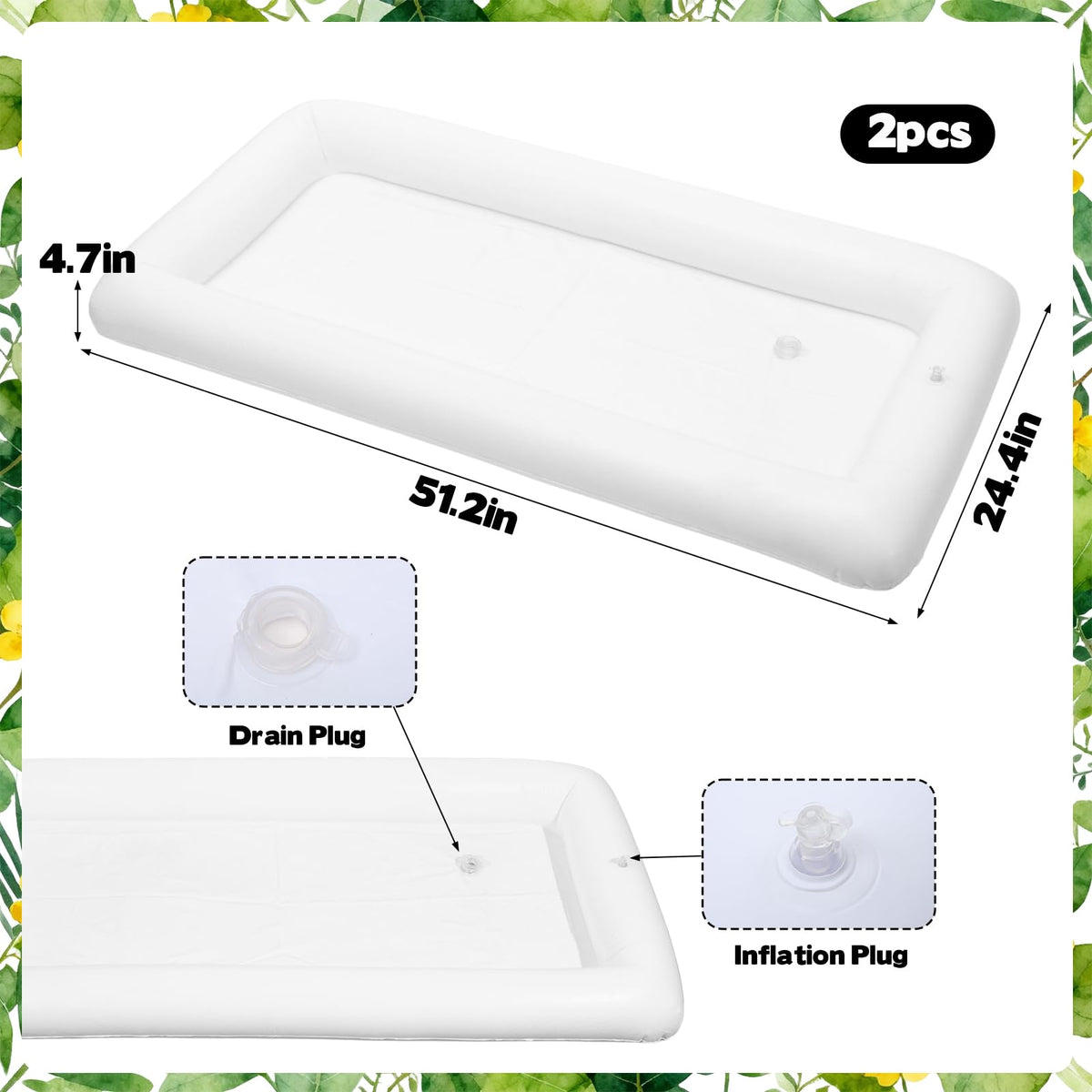 Inflatable Serving Bar Mesh Food Covers 2 Set - WAKCCIL Official Imagery - 4
