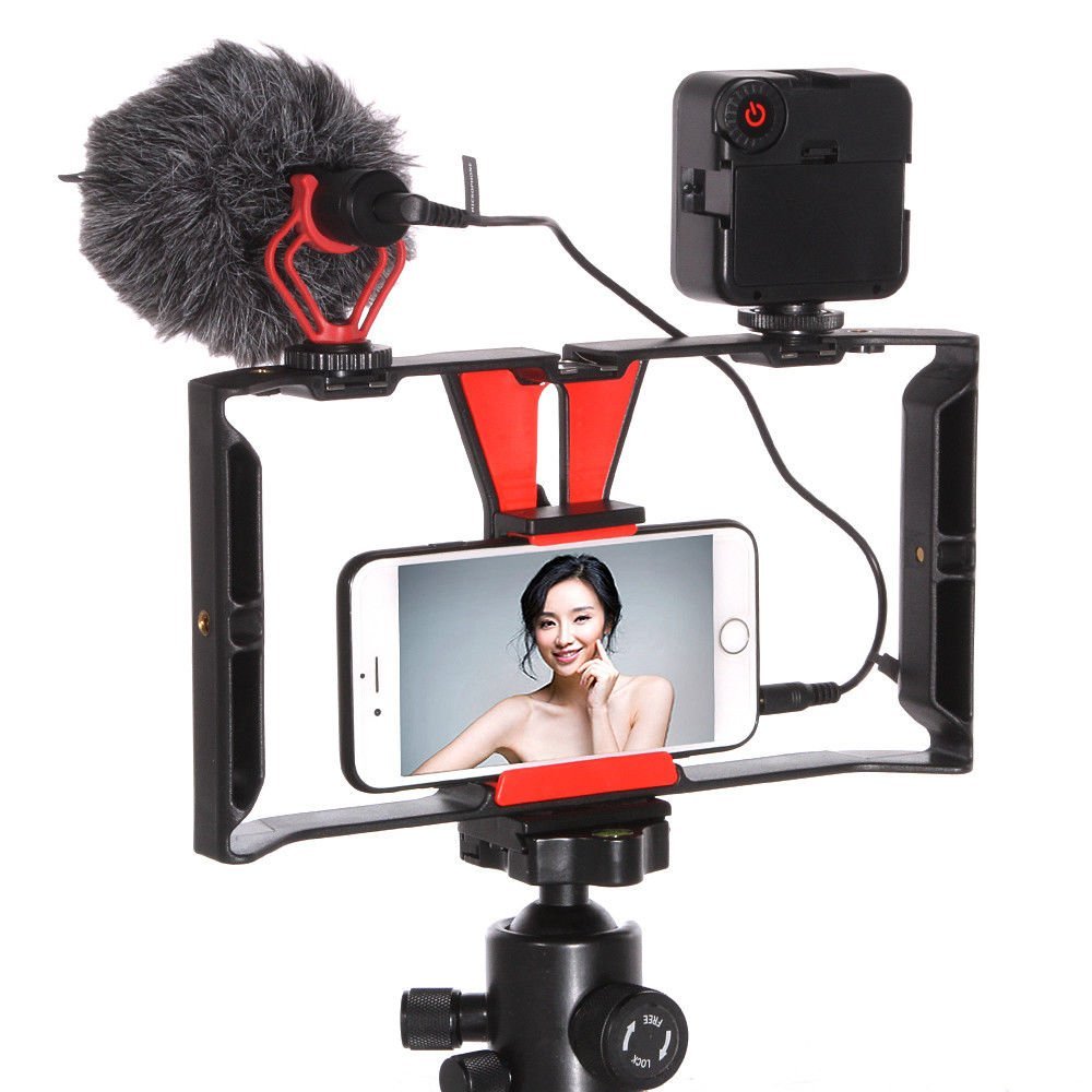 FocusFoto Smartphone Video Rig Camera Cage Mount Holder - FocusFoto Official Imagery - 2
