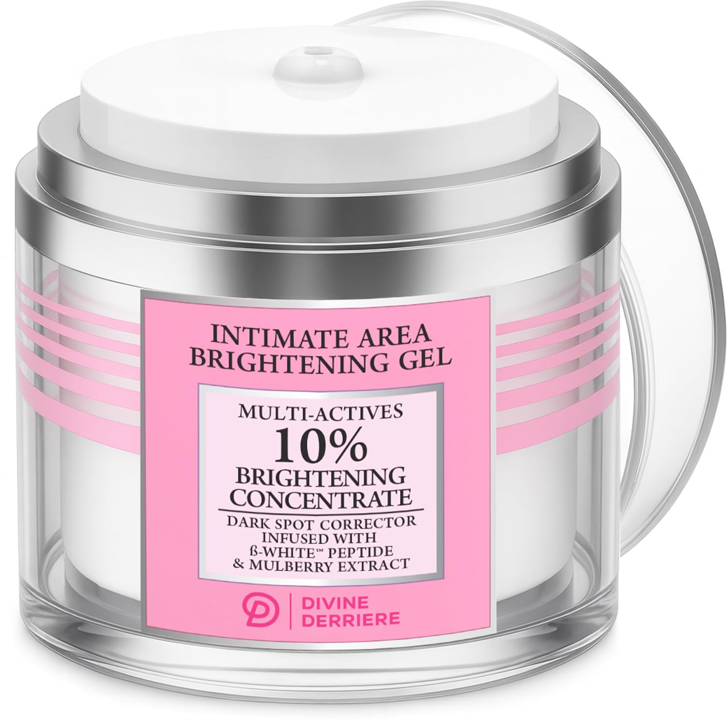 Divine Derriere Intimate Dark Spot Remover for Body, Face, Bikini and Sensitive Areas - Dark Spot Corrector Cream for Intimate Areas Contains Mulberry Extract, Alpha Arbutin, Peptide - Divine Derriere Official Product View 2