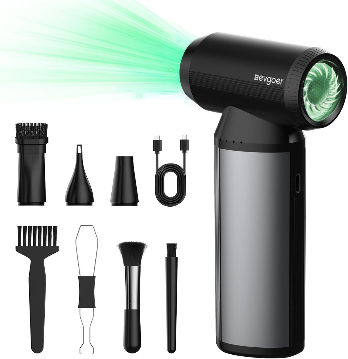 EG evoger Electric Air Duster 180000RPM Super Power Handheld - EG evgoer Official Imagery - 1
