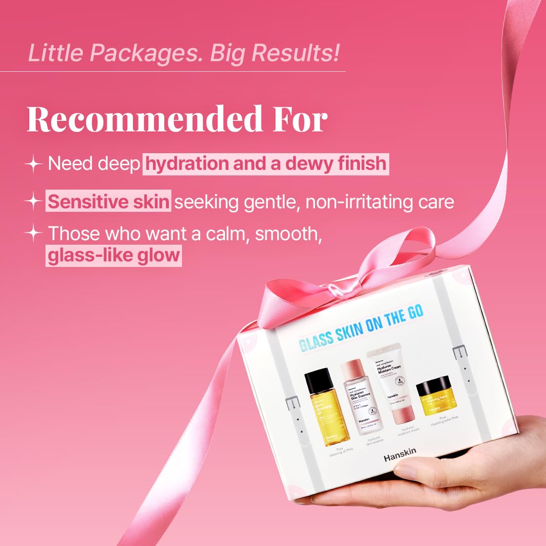 Hanskin Glass Skin On the Go Kit Travel Friendly Hydrating - Hanskin Official Imagery - 7