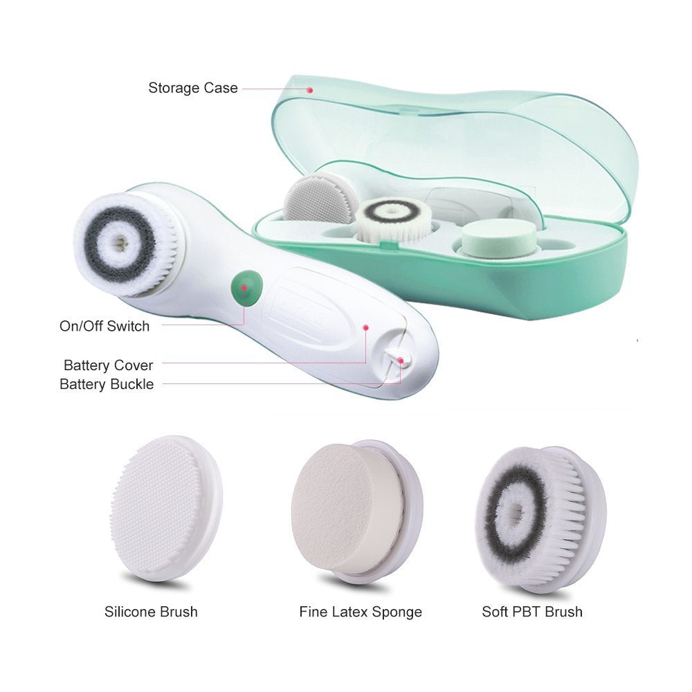 TOUCHBeauty 360 Rotating 3 in 1 Interchangeable Facial - TOUCHBeauty Official Imagery - 4
