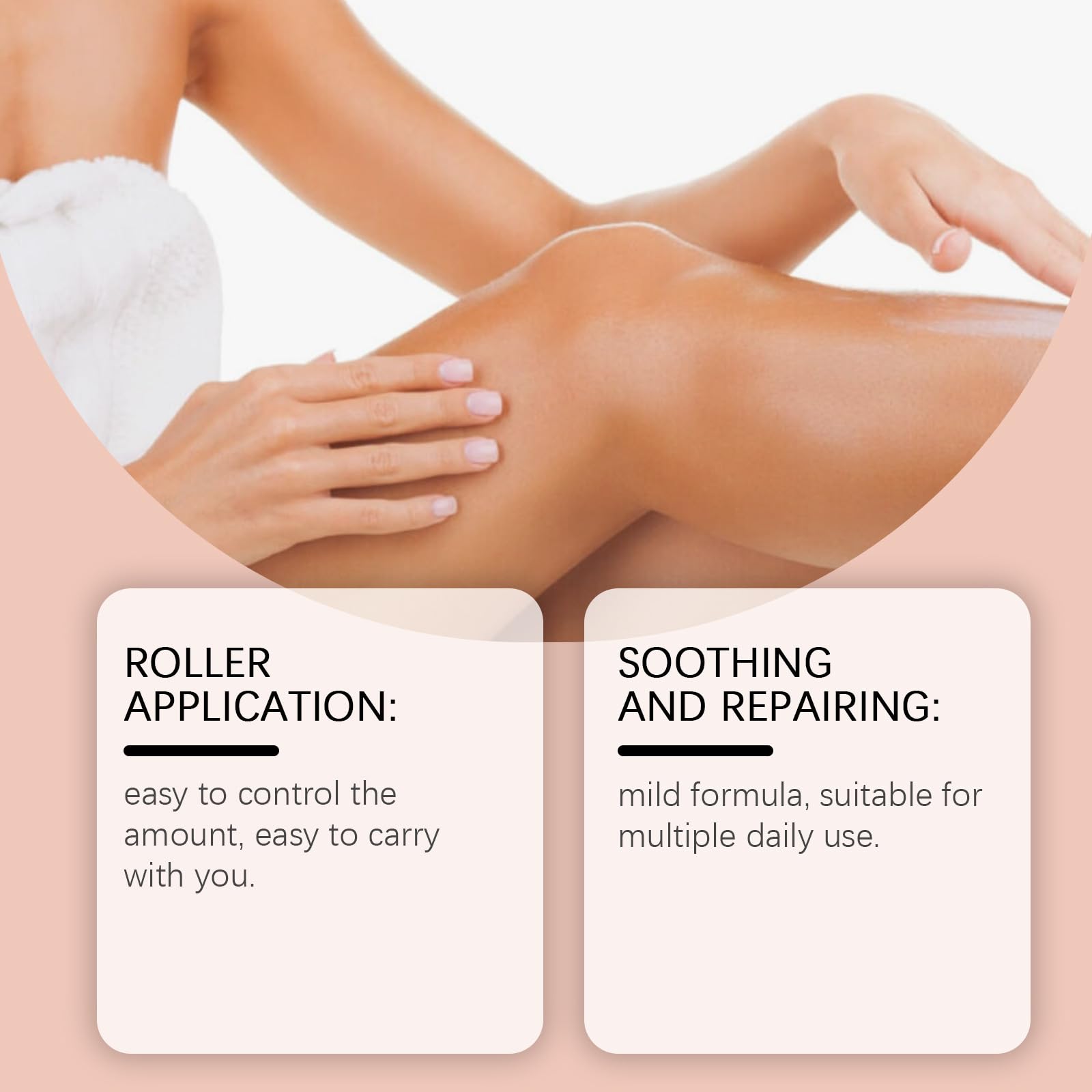 Vitacamy Organic Castor Oil with Rose Quartz Roller Ball,100% Pur - Vitacamy Official Product View 7