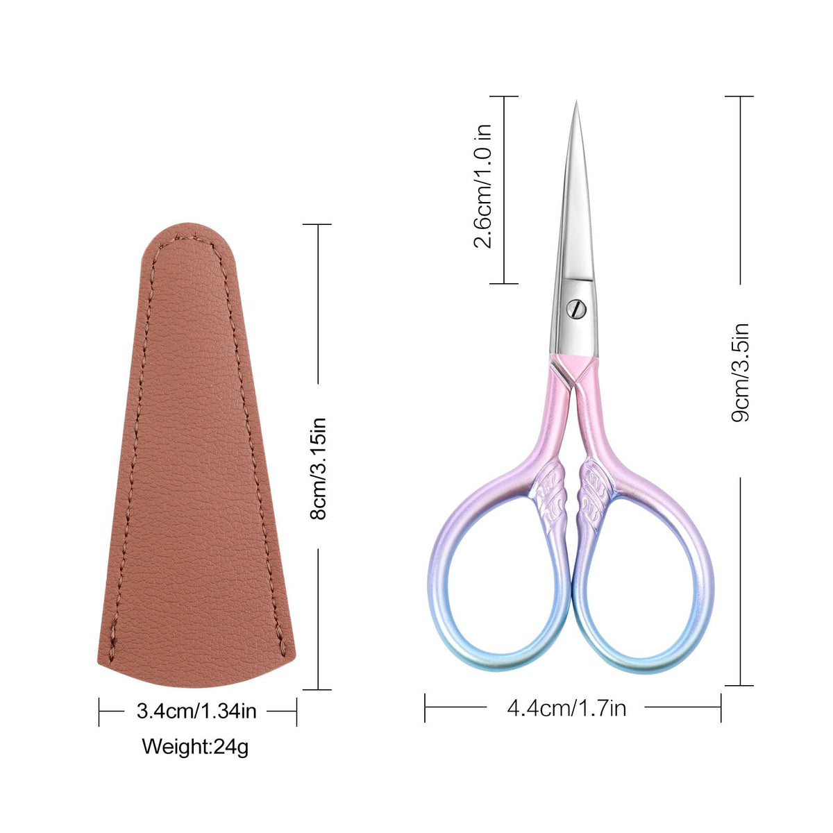 Stainless Steel Multipurpose Scissors Fine Straight Head - Lobodt Official Product Imagery - 3