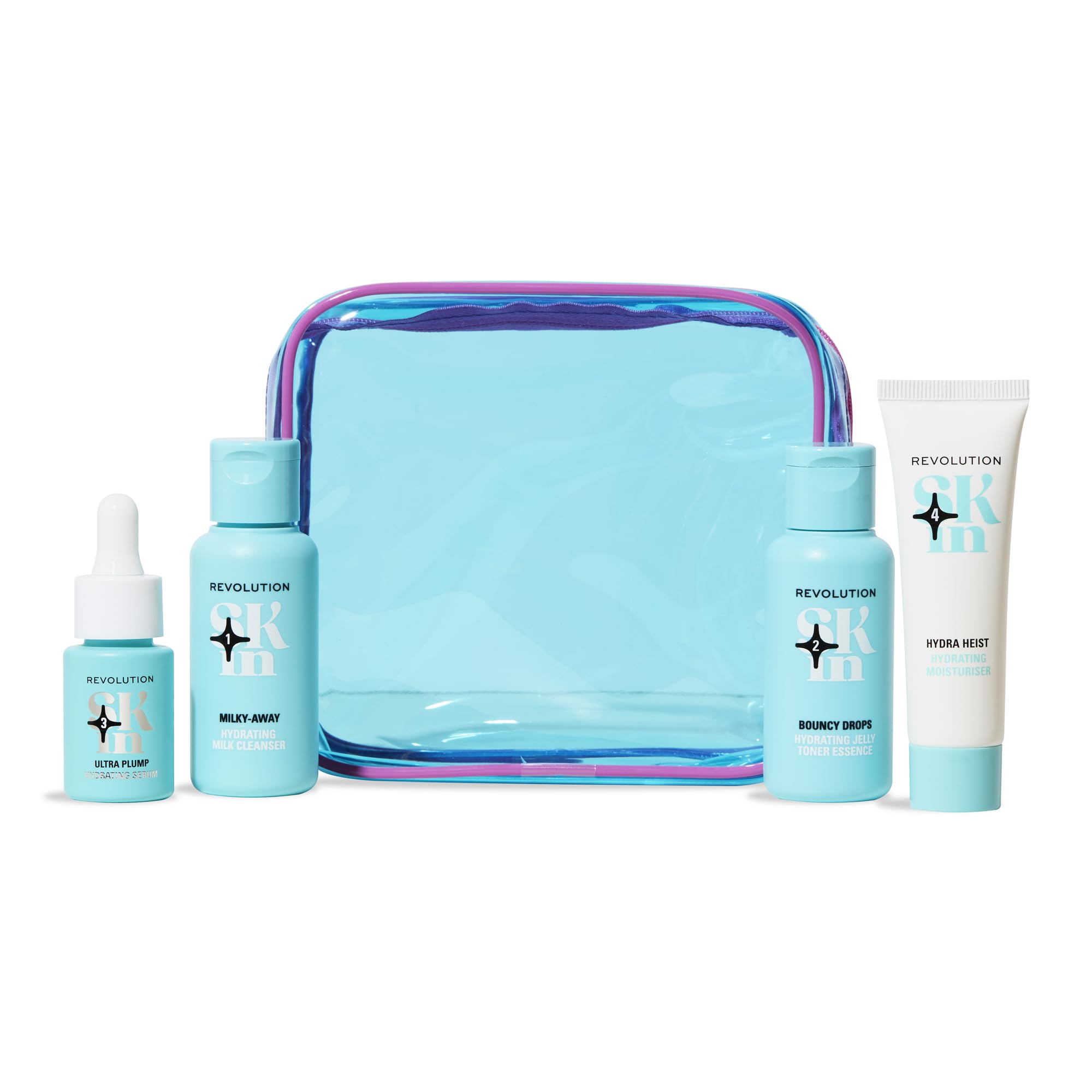 Revolution Skin Happy Hydrate 4 Step Starter Kit, 4 Mini Products - Revolution Skincare London