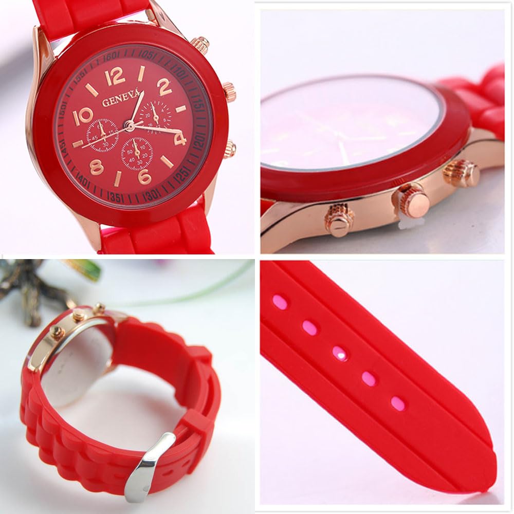 Wholesale 10 Assorted Women Men Silicone Casual Watch Quartz - CdyBox Official Imagery - 7