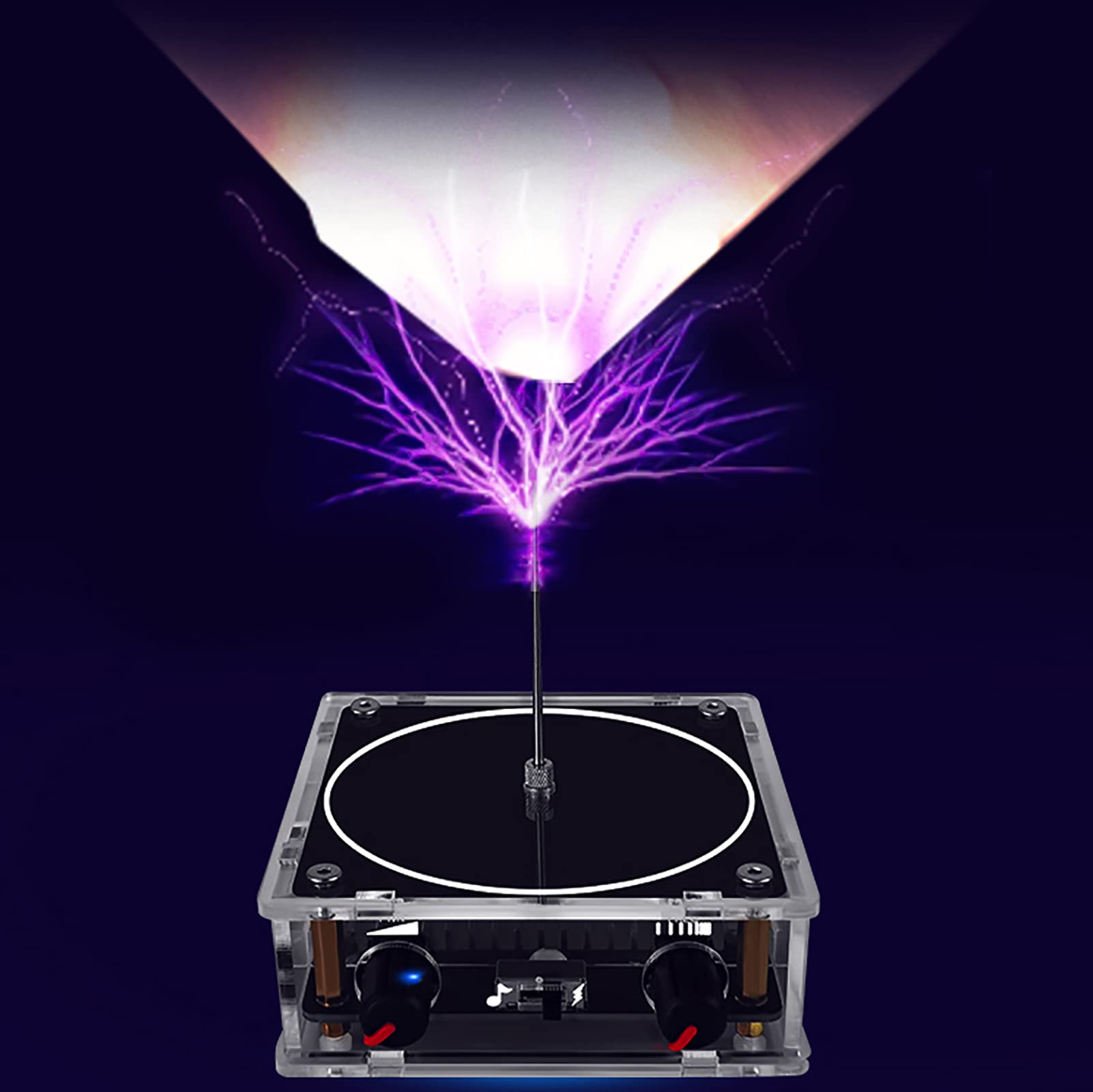 Koyzsen Music Tesla Coil Touchable Artificial Lightning Arc Plasm - Koyzsen Official Product View 7