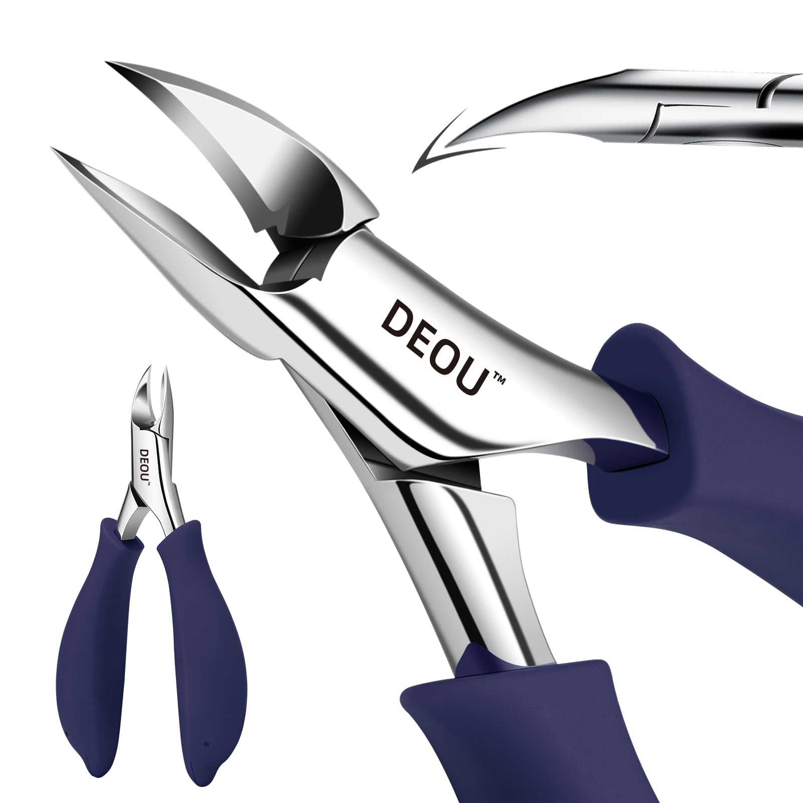 DEOU Podiatrist Nail Clippers for Thick Nails – Men & Women