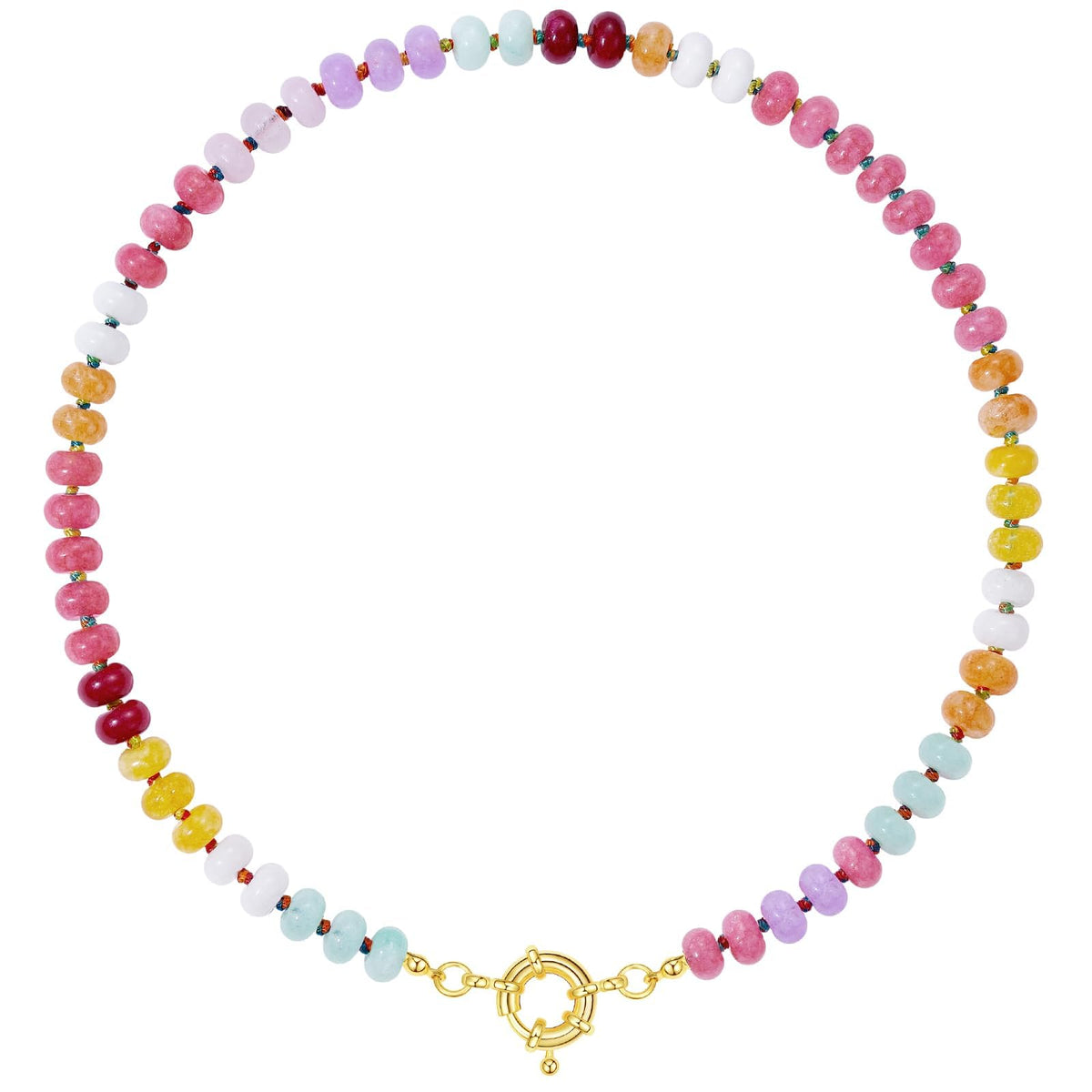 KissYan Beaded Gemstone Necklaces for Women - KissYan Official Imagery - 1