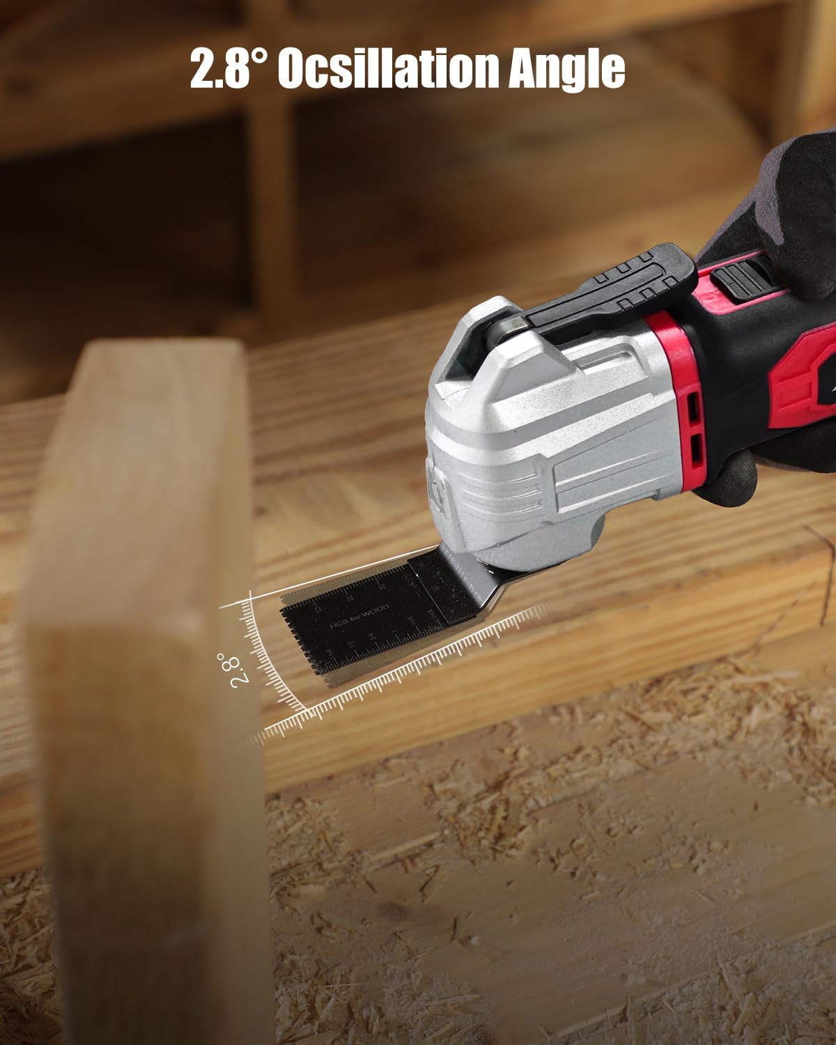 AVID POWER Cordless Oscillating Tool 20V Battery Powered - AVID POWER Official Imagery - 7