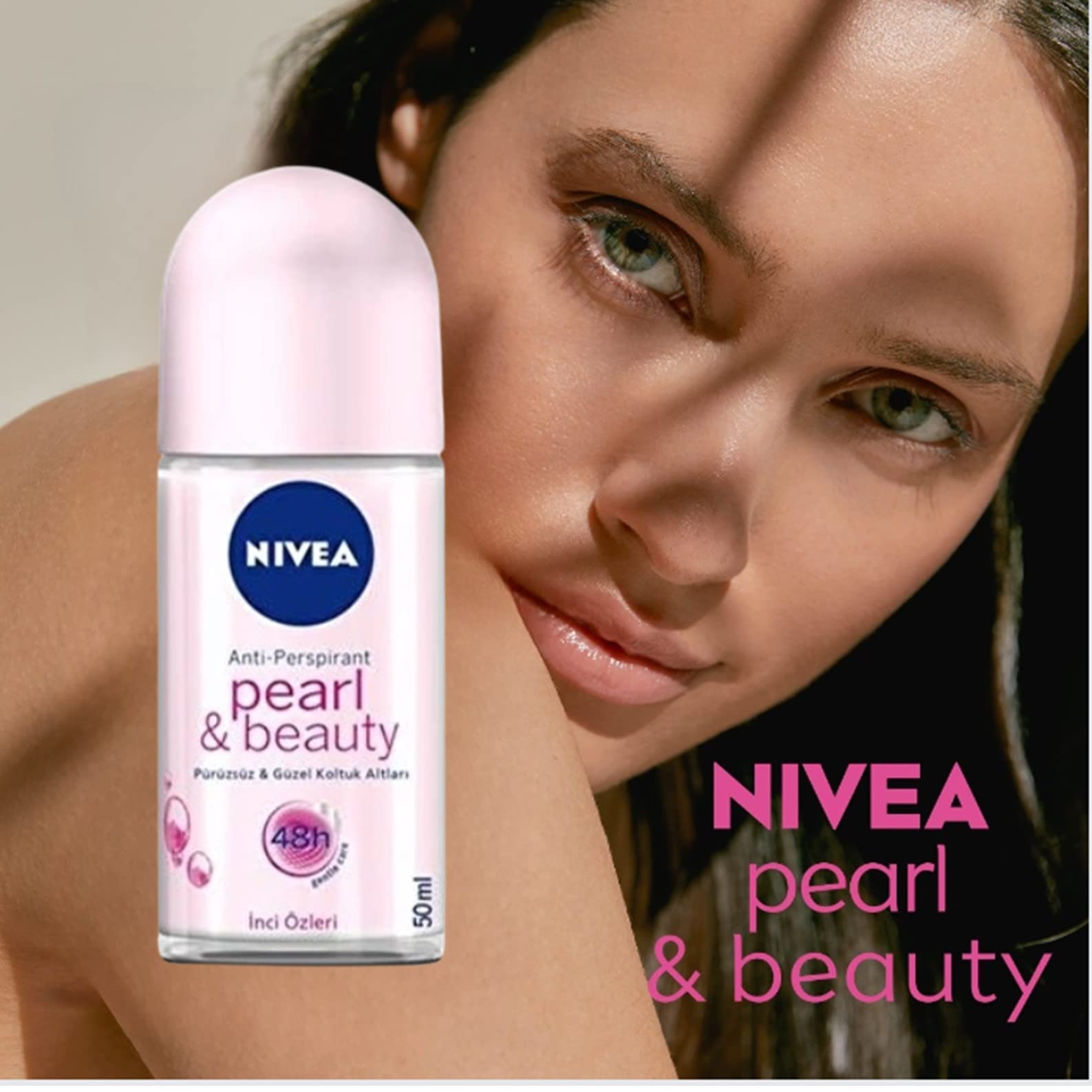 Nivea Women Deodorant Roll On Pearl &amp; Beauty Pack of 3 - NIVEA