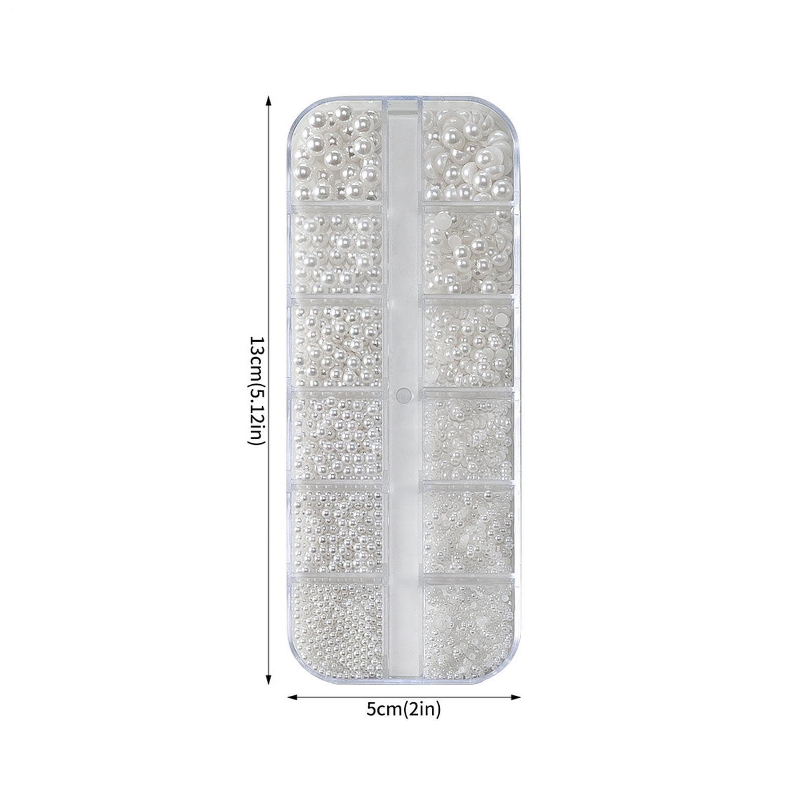 Glitter nail charms with pearl decorations for manicures, manicure embellishment supplies, tool for creative nail art.