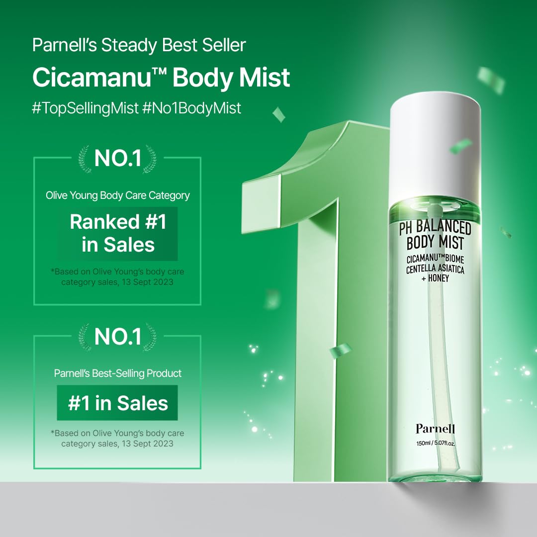 Parnell Cicamanu Body Care Duo – Cotton Clear Pad with Centella, - Parnell