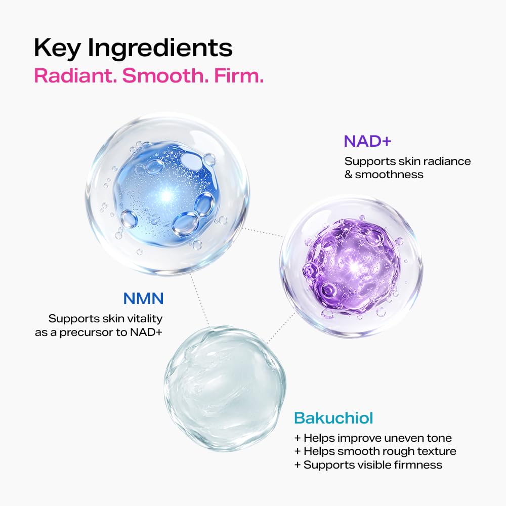 NAD Serum with NMN Bakuchiol for Face Anti Aging Firming - BOOSTION Official Imagery - 8