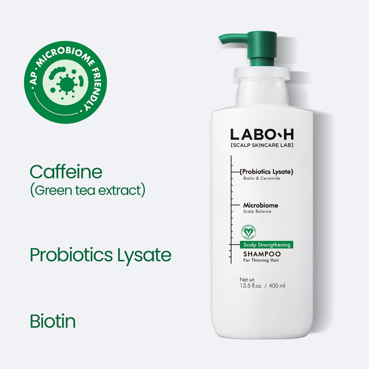 LABO H Scalp Strengthening Shampoo for Hair Growth Anti Loss - LABO-H Official Imagery - 3