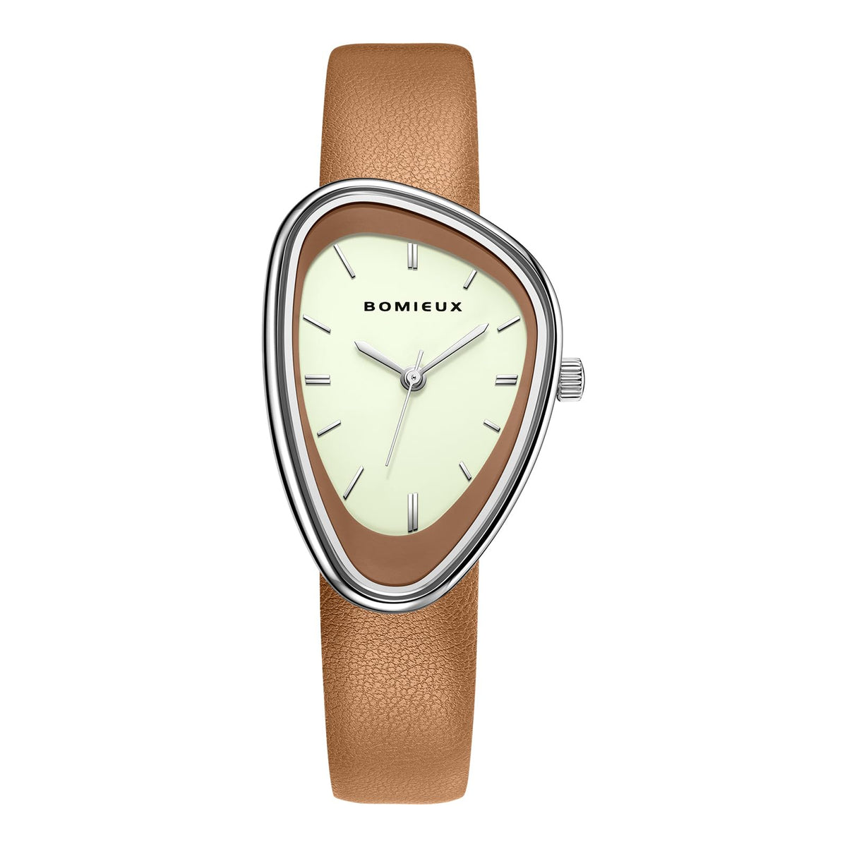 Irregular Watches for Women Stylish Vintage Leather Analog - VTAIGE Official Imagery - 1
