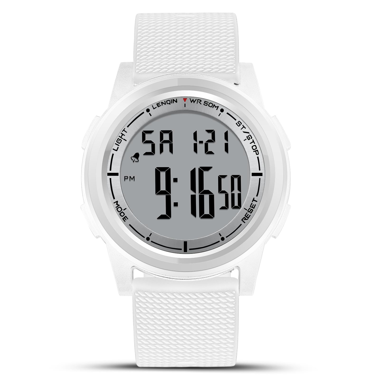 HANPOSH Mens Digital Watch Ultra Thin Sports Waterproof Watches for Me - View 10