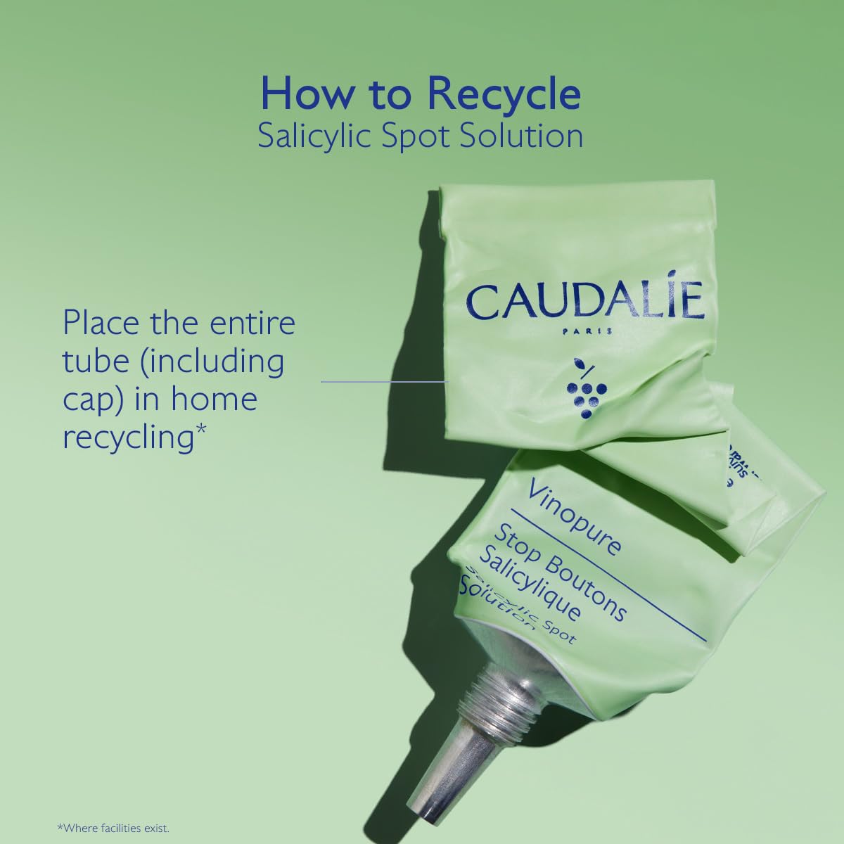 Caudalie Vinopure Targeted Spot Solution with Salicylic Acid - Caudalie Official Imagery - 6