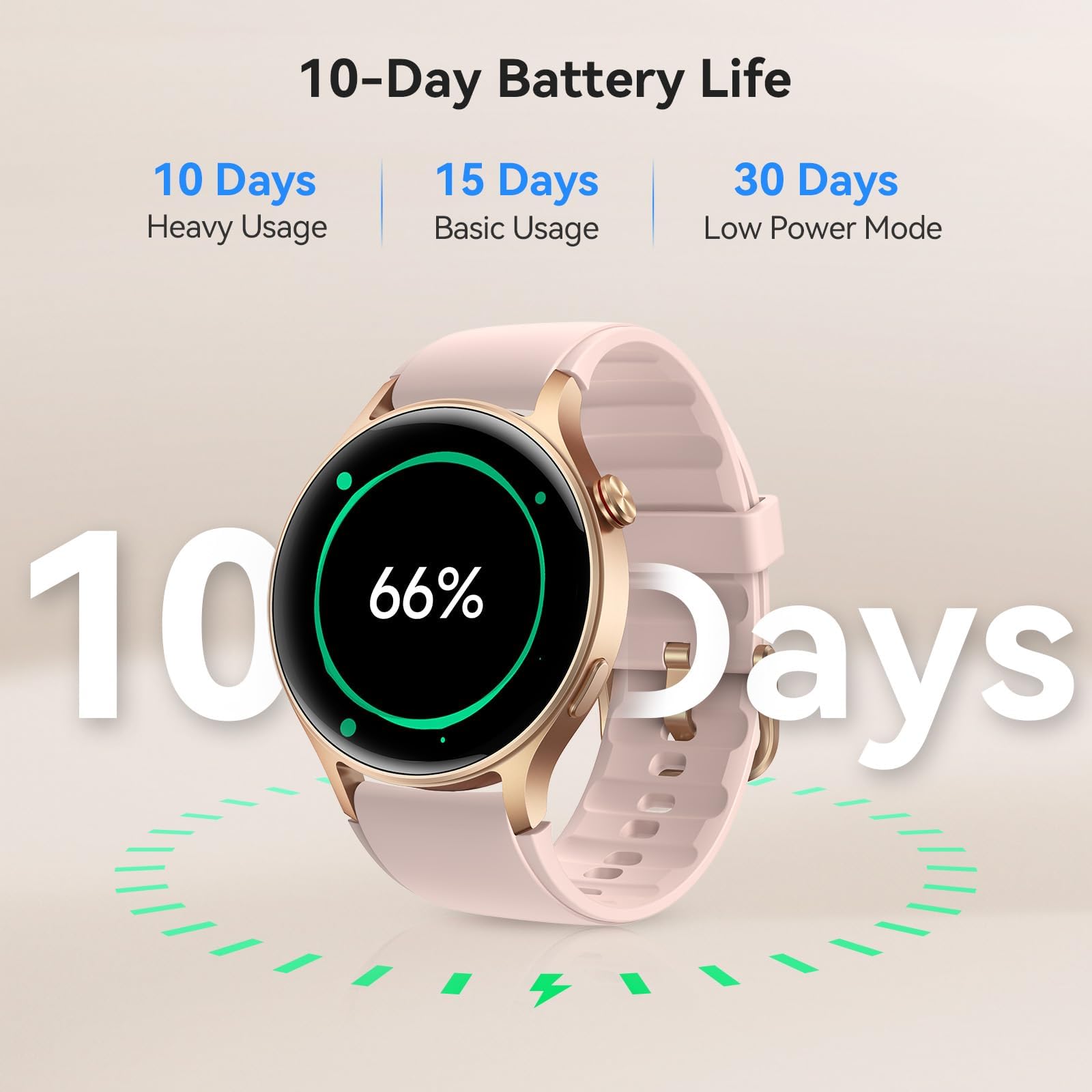 aeac Smart Watch for Women, Answer/Make Call, 1.32'' AMOLED Ultra-Clea - View 7