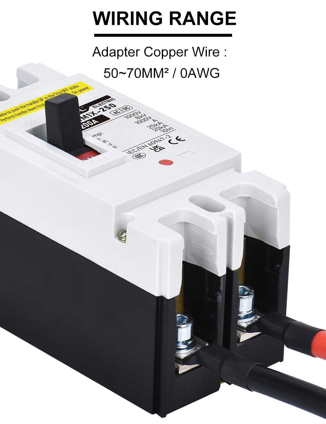 DIHOOL DC 200 Amp Breaker 500V Battery Disconnect Switch for - DIHOOL Official Imagery - 5