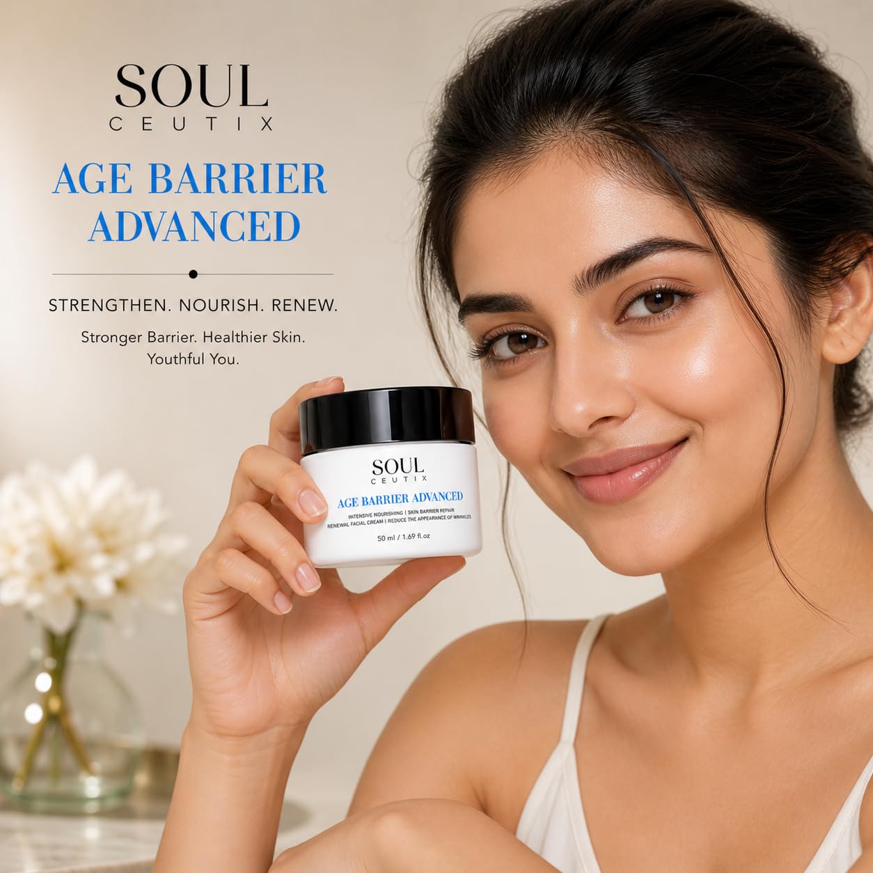 A.G.E Barrier Advanced Face Moisturizer – Skin Barrier Repair - Soul Ceutix