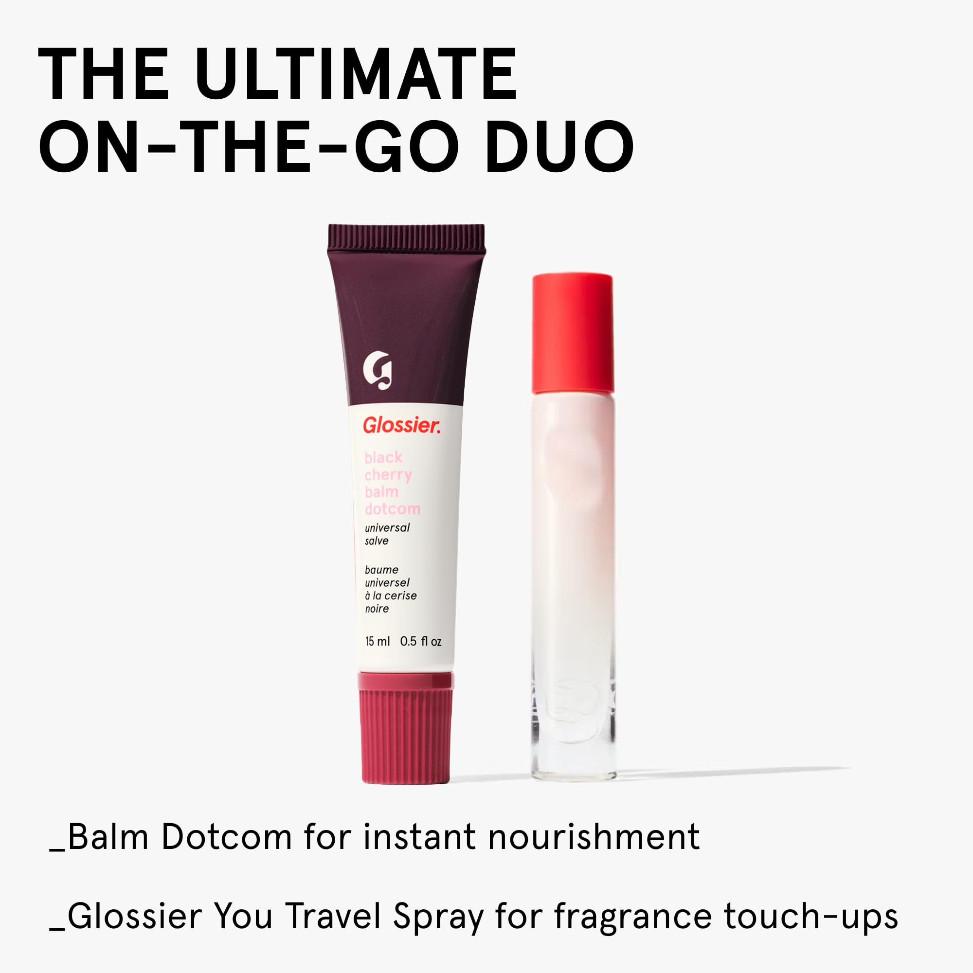 Glossier Balm Dotcom Lip Balm & Universal Salve, Black Cherry Burgundy Tint - Glossier Official Product View 10