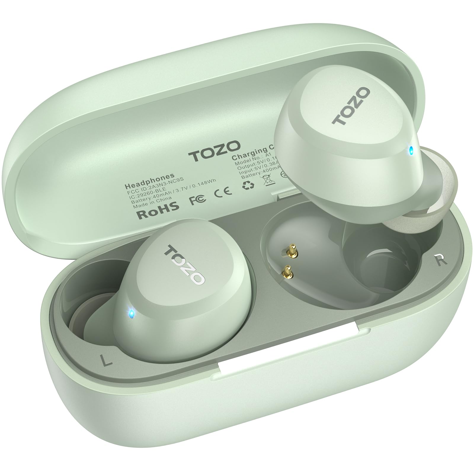 TOZO A1 Wireless Earbuds Bluetooth 5.3 Light Weight in Ear Headph - TOZO Official Product View 1