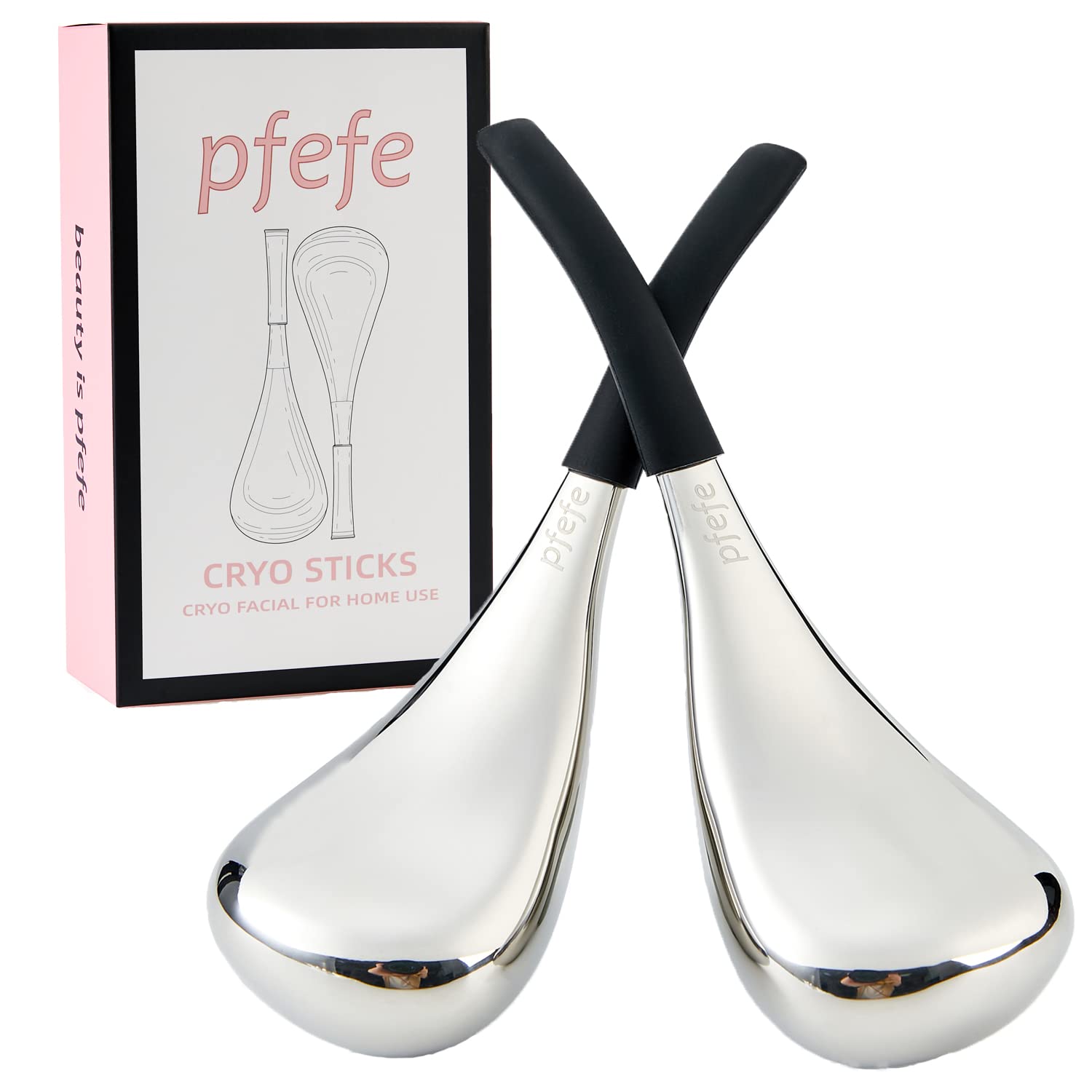 Ice Globes for Face Eyes, Cryo Sticks Facial Skin Care Tools for - Product Imagery