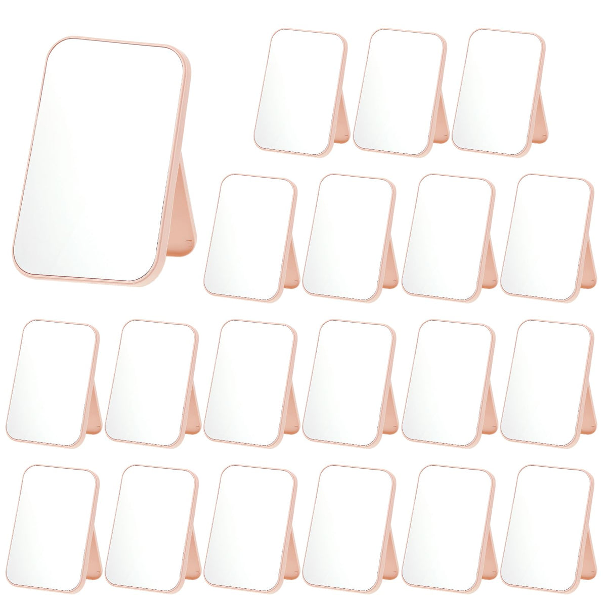 20 Pcs Spa Party Mirrors for Women Pink Makeup Mirrors with - FUPMILPHRANX Official Imagery - 1