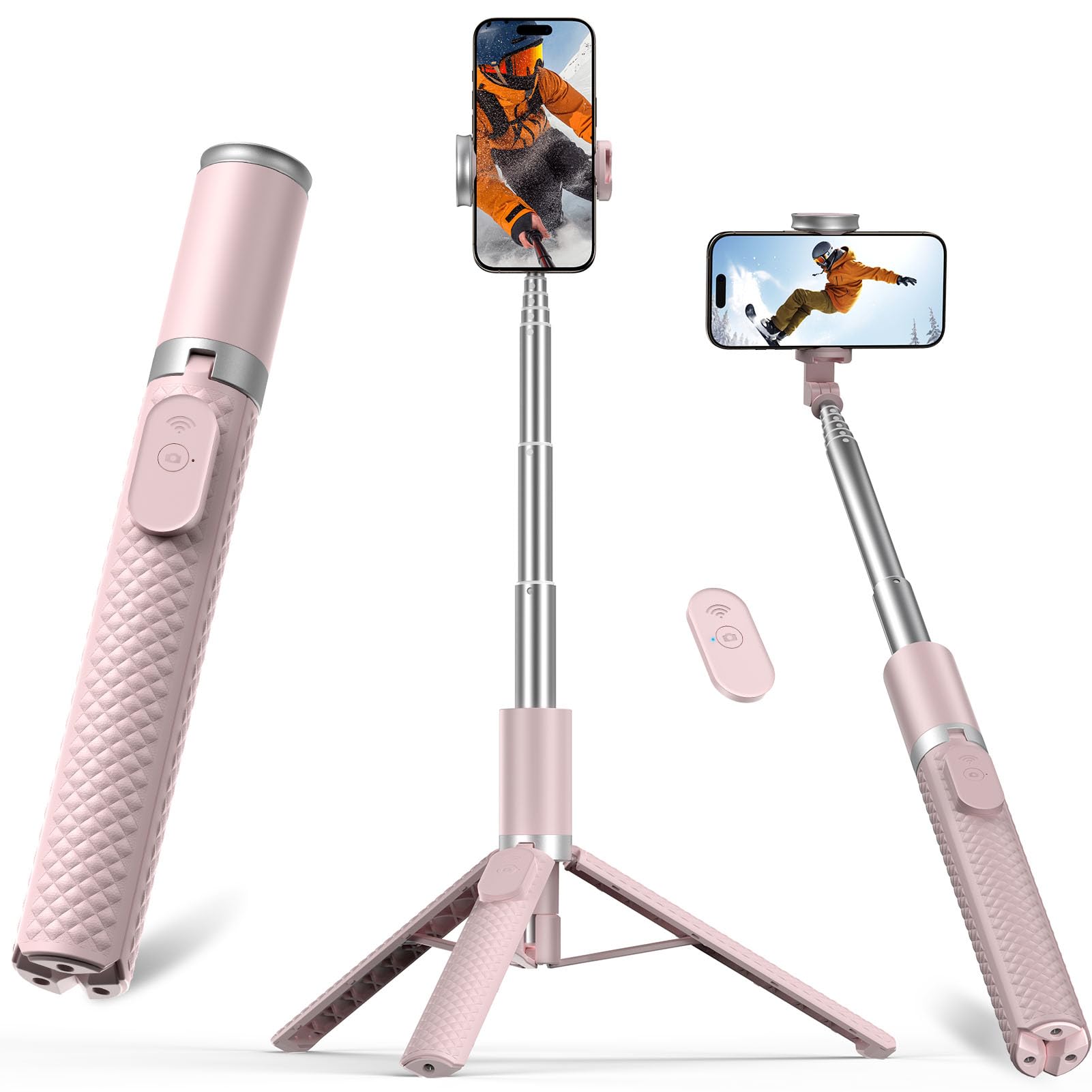 Vimose Tripod for iPhone, Selfie Stick with Remote, Stable & Dura by Vimose - Angle View 10