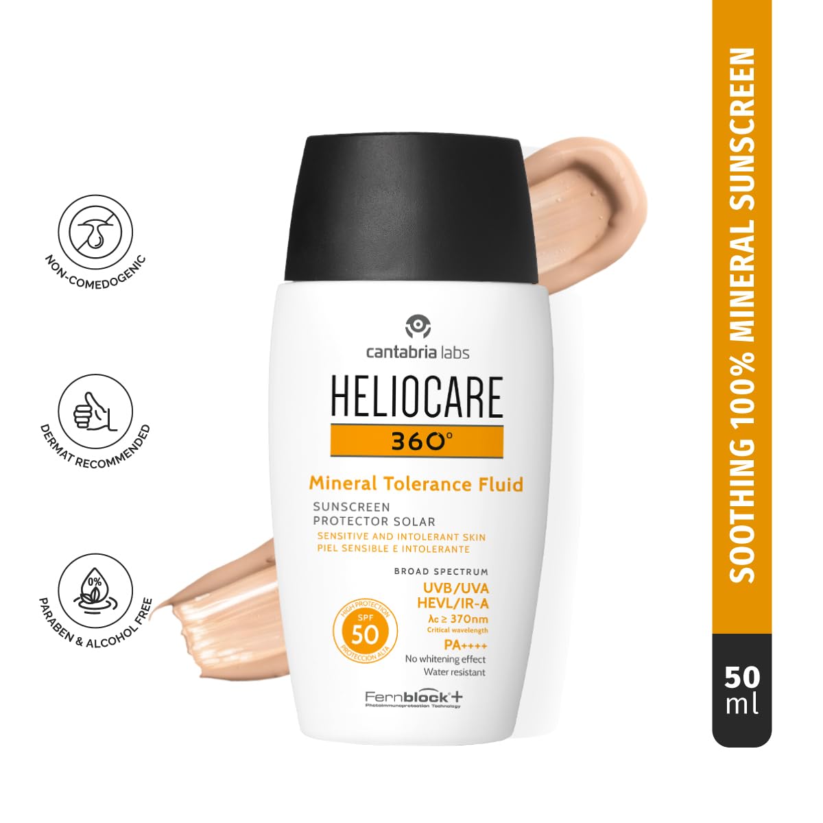 Heliocare 360 Mineral Tolerance Fluid SPF 50 - Heliocare Official Imagery - 3