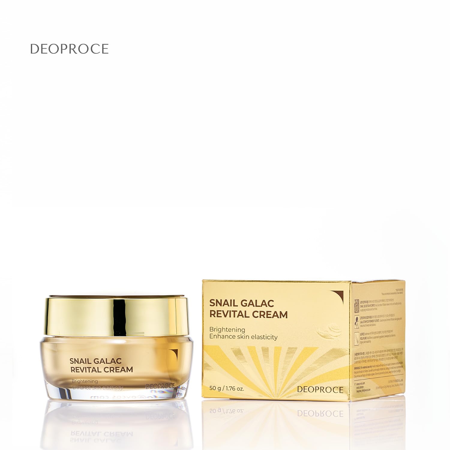 Deoproce Premium Snail Galac Revital Cream 1.76 oz - Deoproce