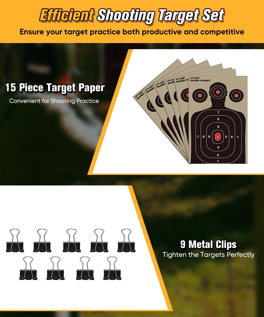 Adjustable Shooting Target Stand with 5 Prong Base Portable - Ardier Official Imagery - 6