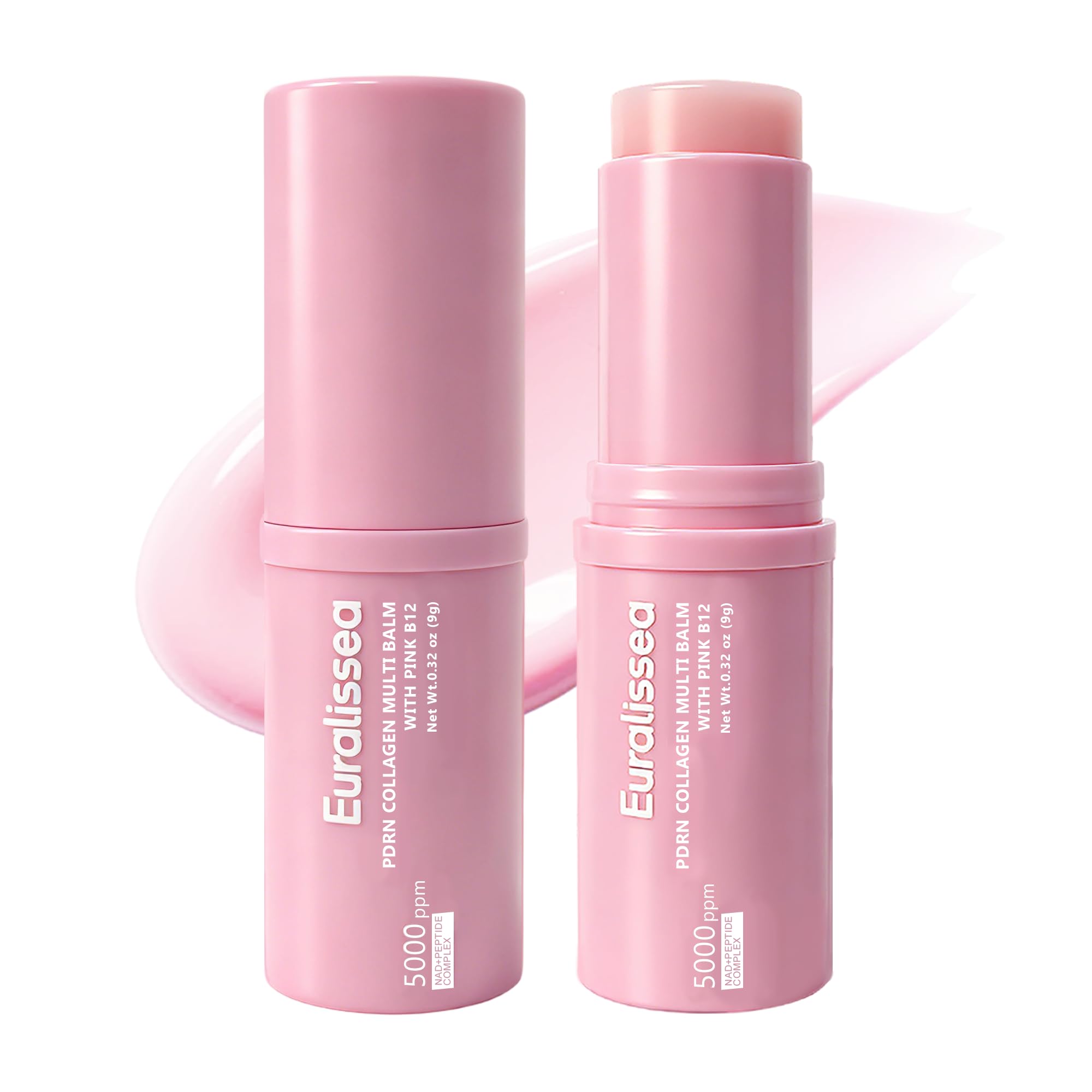Euralissea PDRN Eye Balm Stick 2 Pack, Collagen Multi Balm with Pink B - View 2