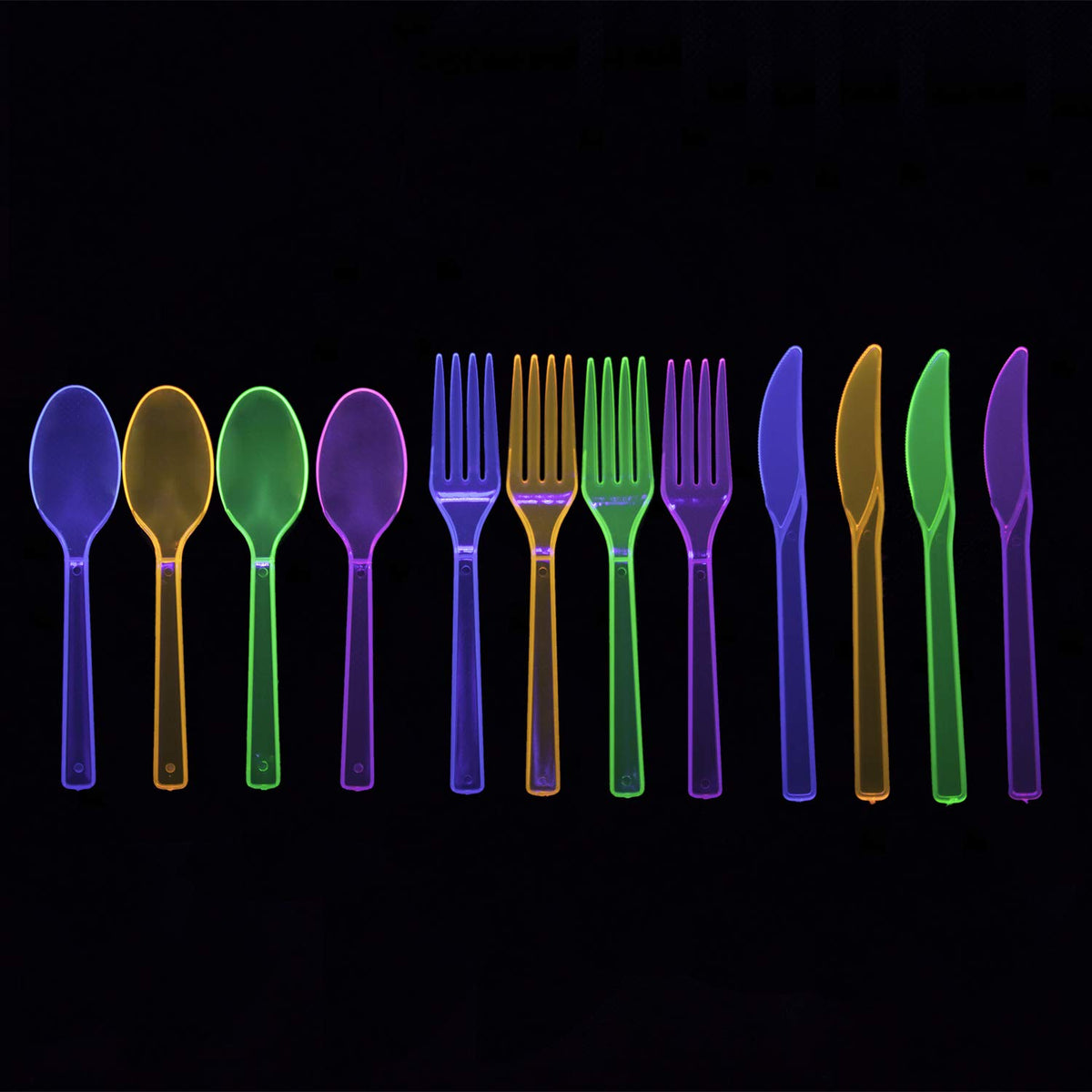 Party Essentials Disposable Plastic Glow in the Dark Party - Party Essentials Official Imagery - 8