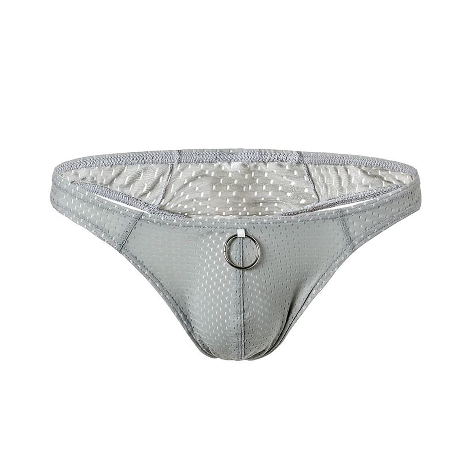 Mens Breathable Briefs with O Ring Mesh Moisture Wicking Underwear Spo - View 7