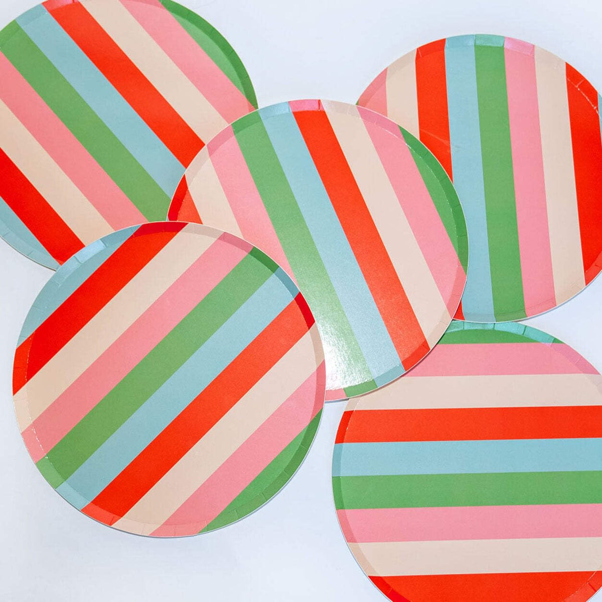 Vibrant Striped Party Pack - Pop Party Supplies Official Imagery - 3