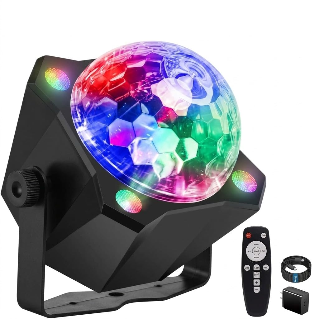 Party Lights Disco Ball Light LED 6 Color - XINGCHAOMING Official Imagery - 1