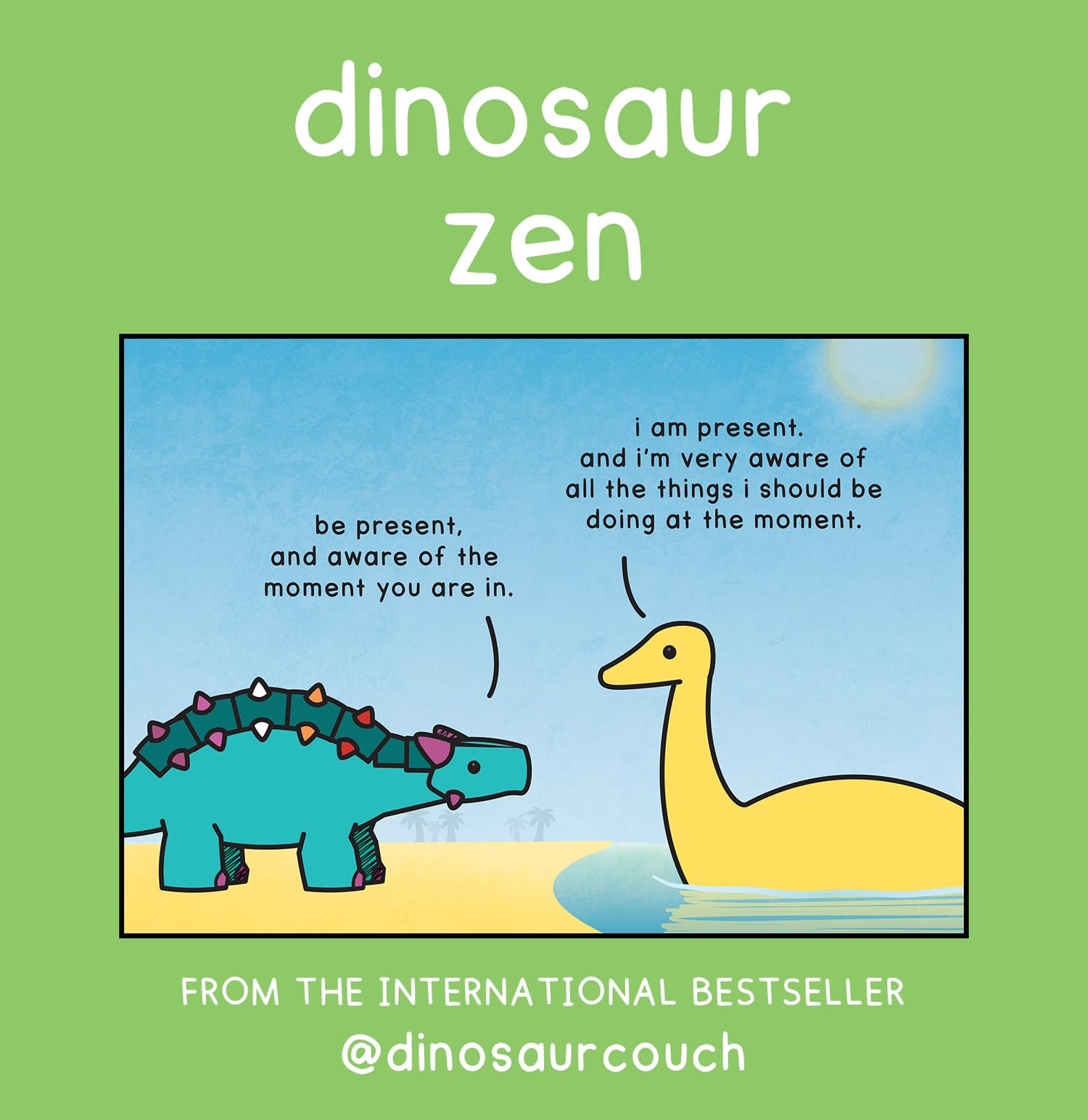 Dinosaur Zen: The New Book from International and The Sunday - Product Imagery