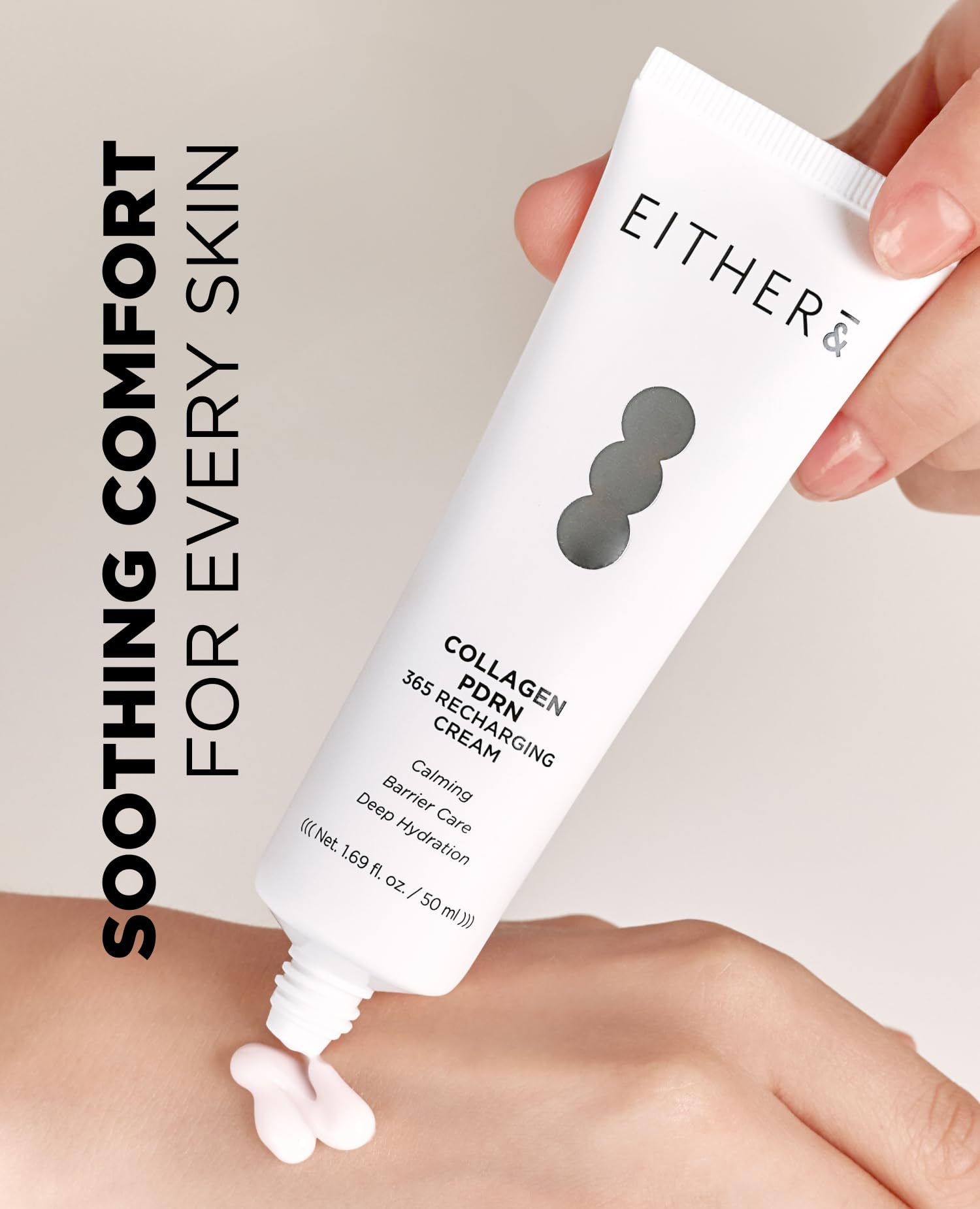 EITHER Collagen PDRN 365 Recharging Cream Day Night Face - EITHER& Official Imagery - 8
